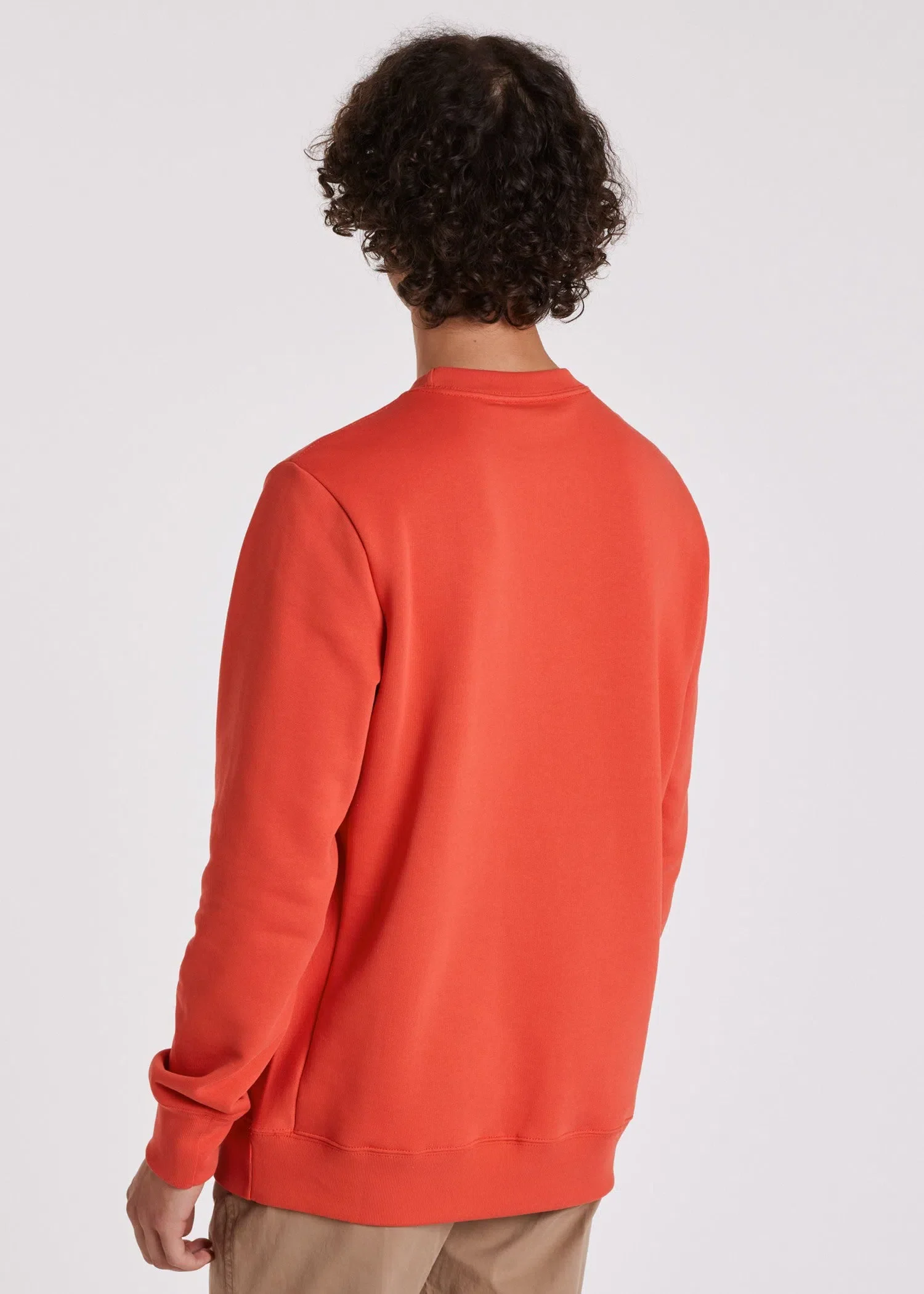 PAUL SMITH Sweatshirt Reg Fit Zebra Logo - Orange - Image 5