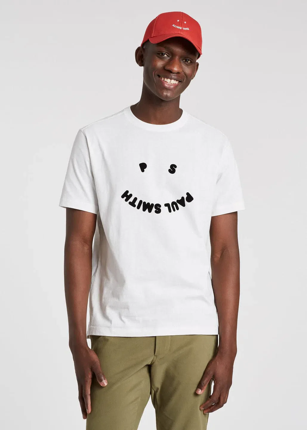 PAUL SMITH Tshirt SS Happy - White - Image 3