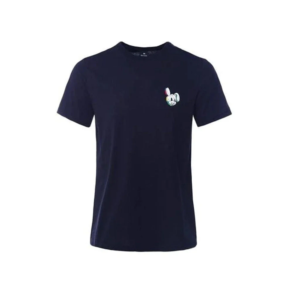 PAUL SMITH Tshirt SS Reg Fit Bunny Face - Navy