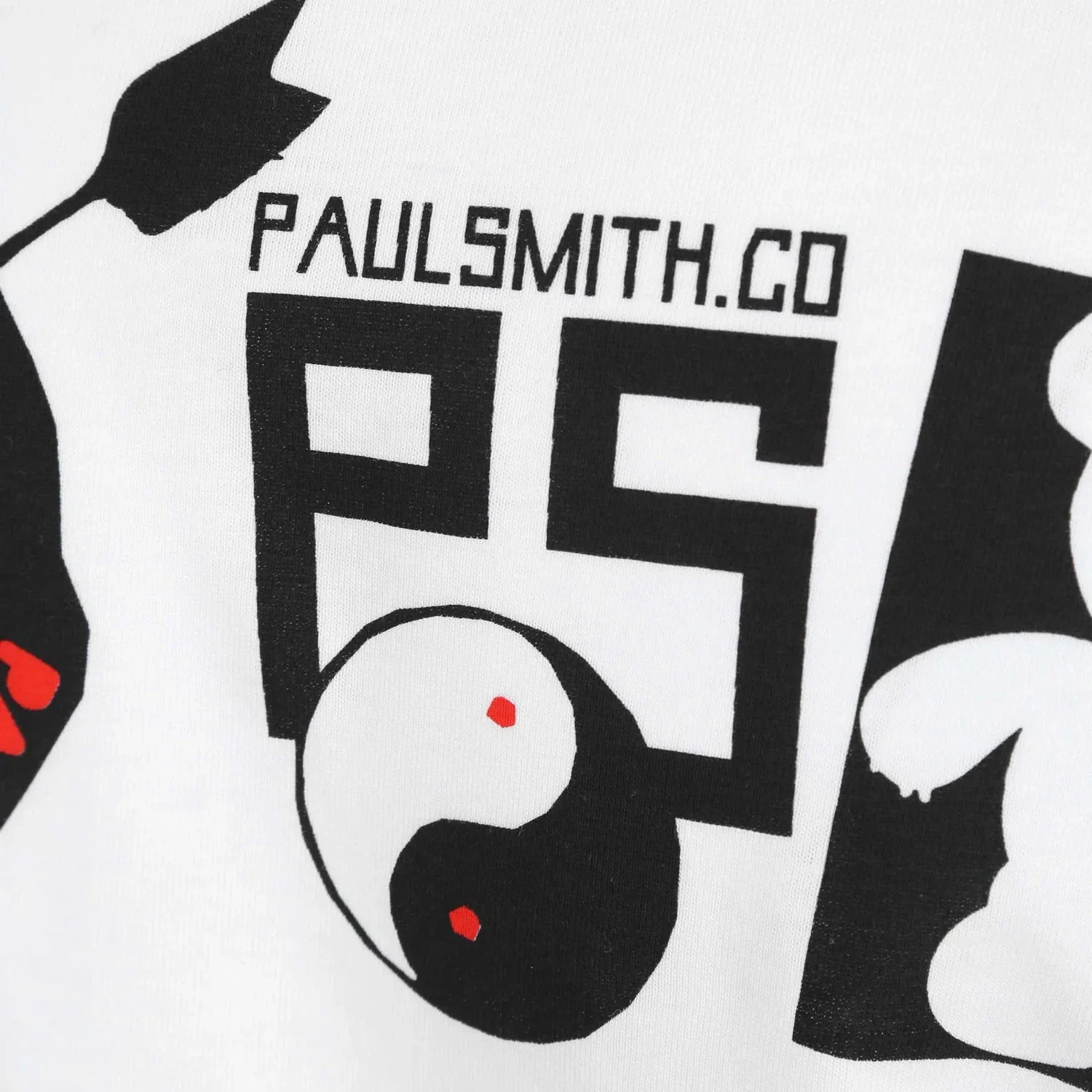 PAUL SMITH Tshirt SS Reg Fit Chose - White - Image 4
