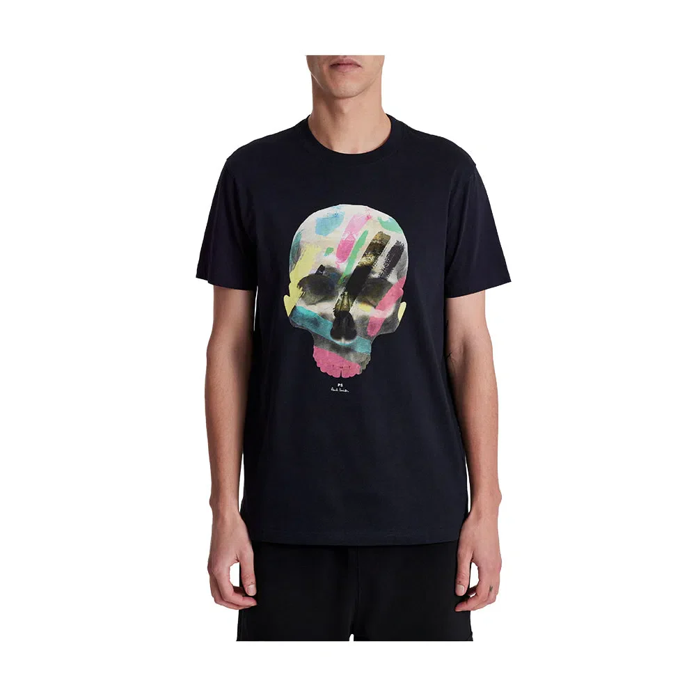 PAUL SMITH Tshirt Slim Fit Skull - Black - Image 2