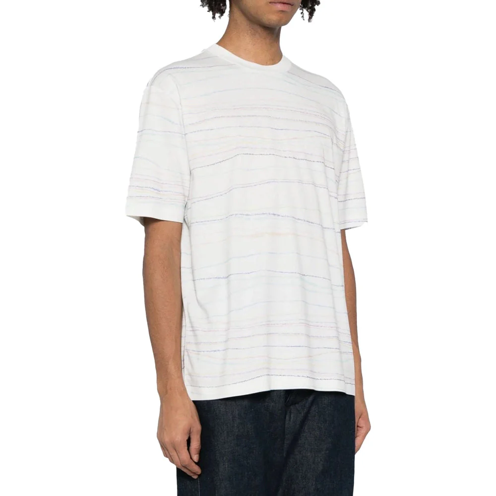 PAUL SMITH Tshirt SS Reg Fit Stripe - Multicoloured - Image 2
