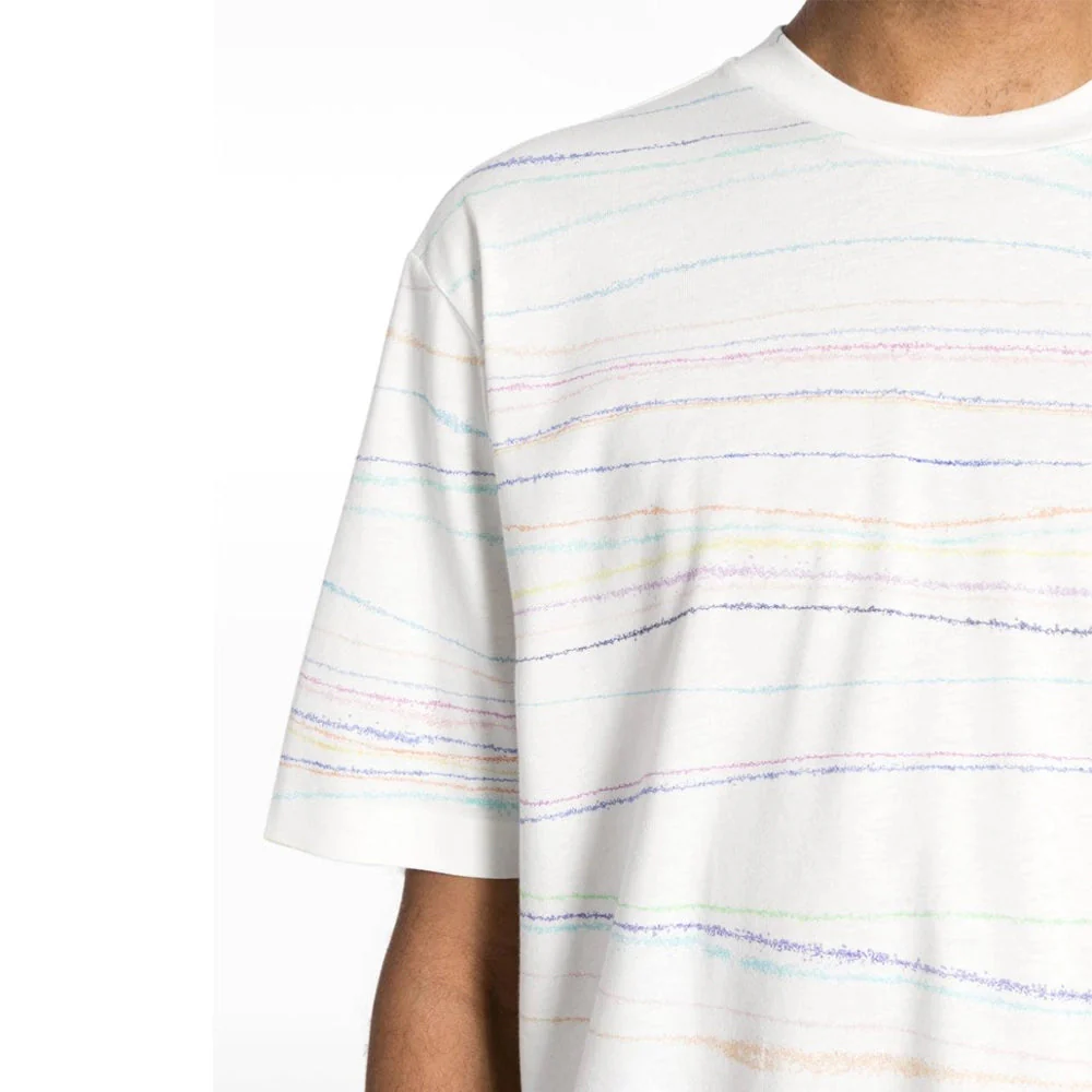 PAUL SMITH Tshirt SS Reg Fit Stripe - Multicoloured - Image 3