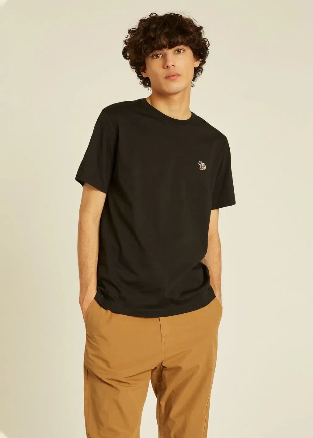 PAUL SMITH Tshirt SS Zebra Logo - Black - Image 2
