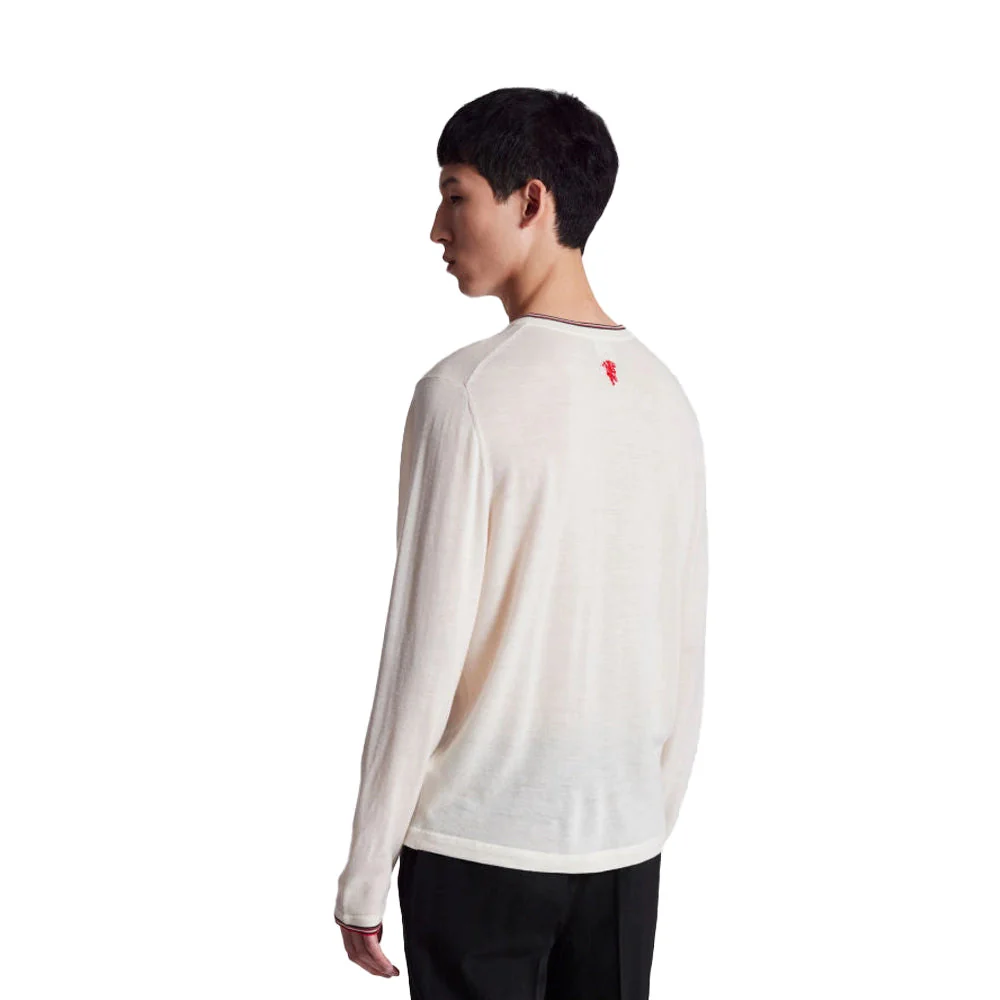 PAUL SMITH x Manchester United Merino Sweater - White - Image 2