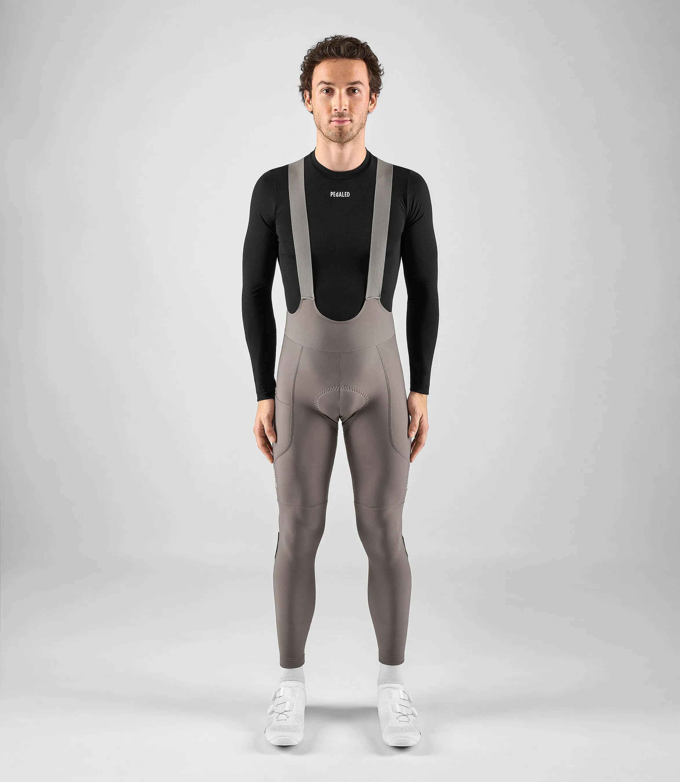 PEDALED Element Bib Tight - Light Grey - Image 3