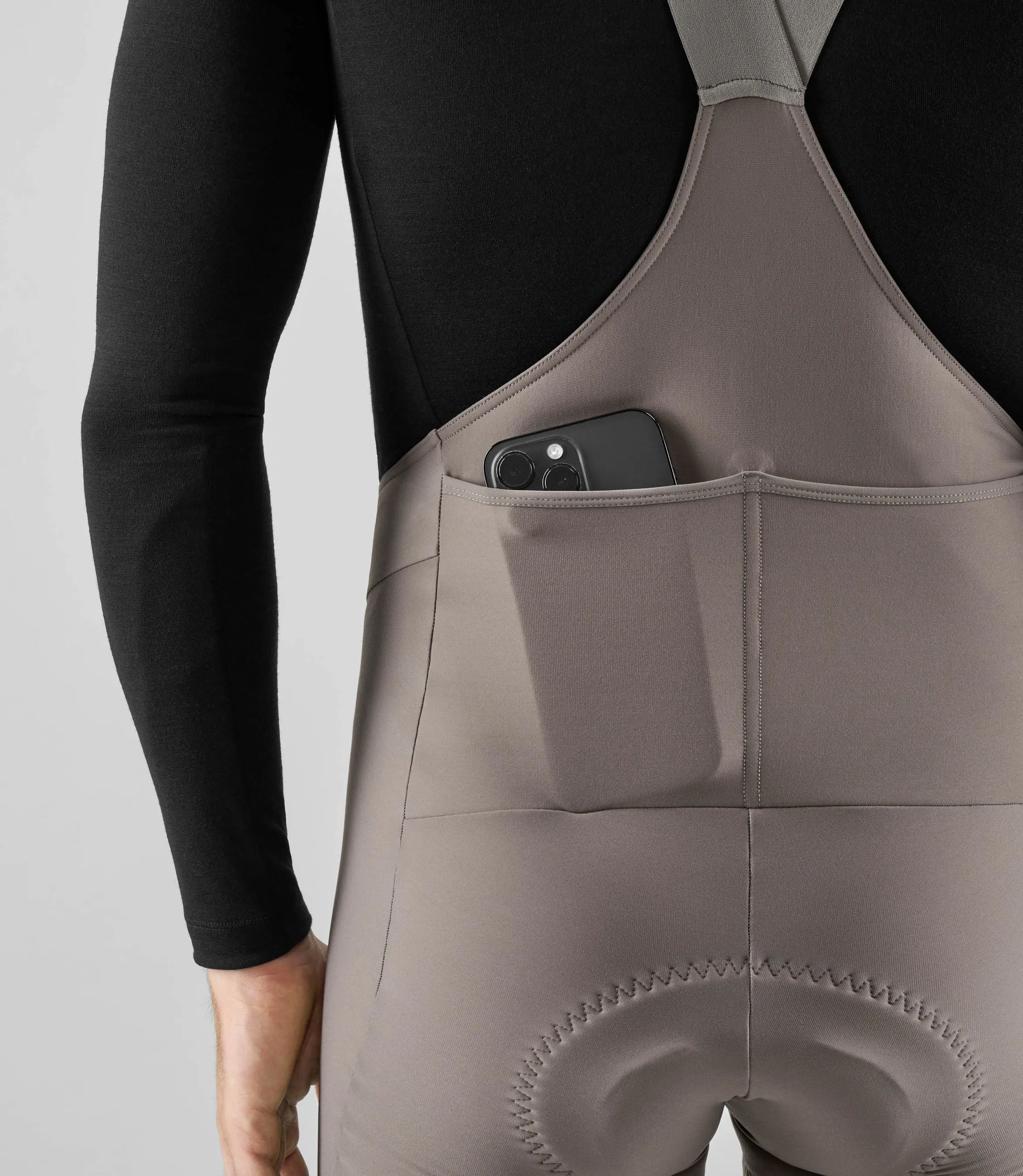 PEDALED Element Bib Tight - Light Grey - Image 7