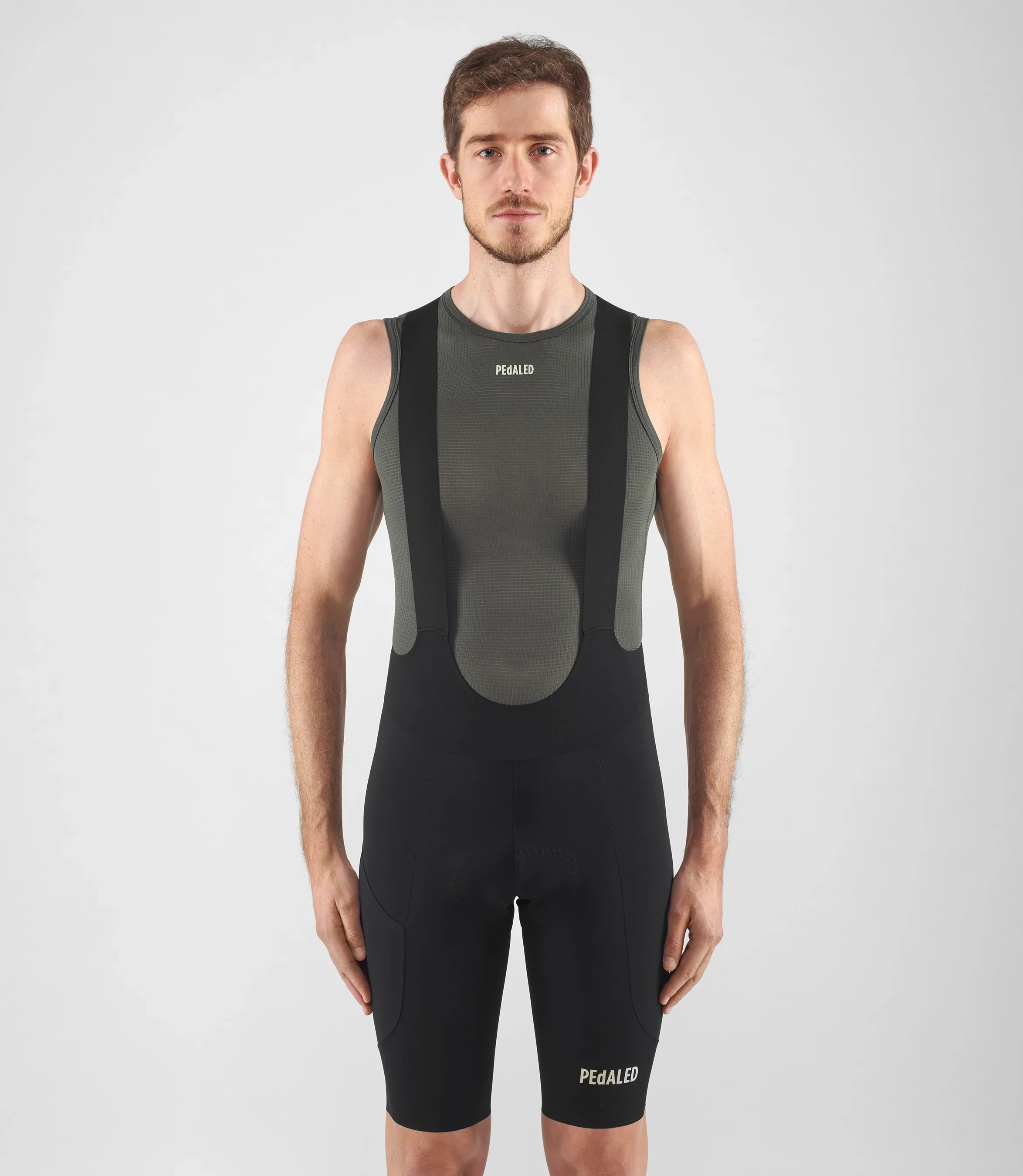 PEDALED Element Lightweight Cycling Bib Shorts - Black - Image 4