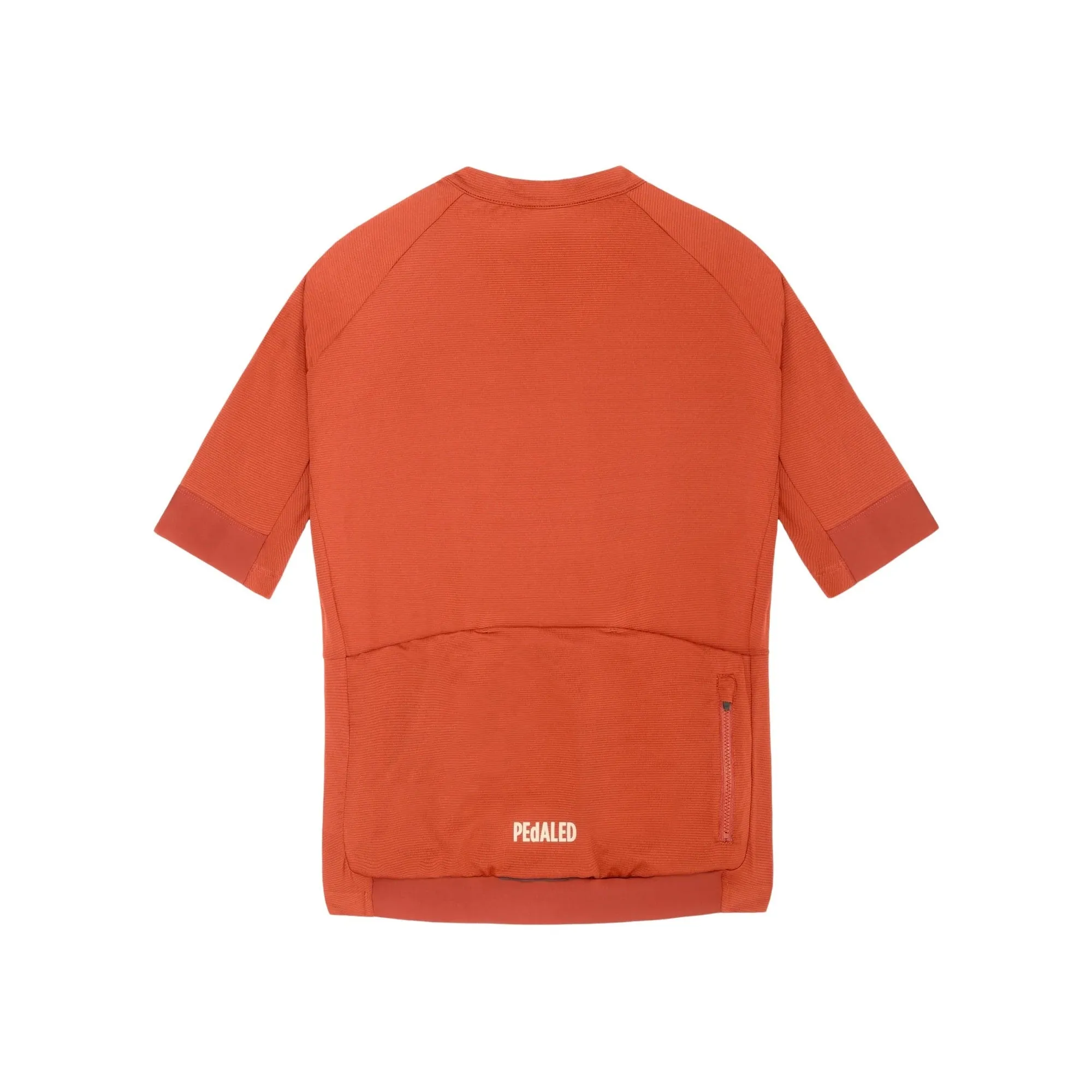 PEDALED Element Lightweight Cycling Women Jersey - Brick Red - Image 2