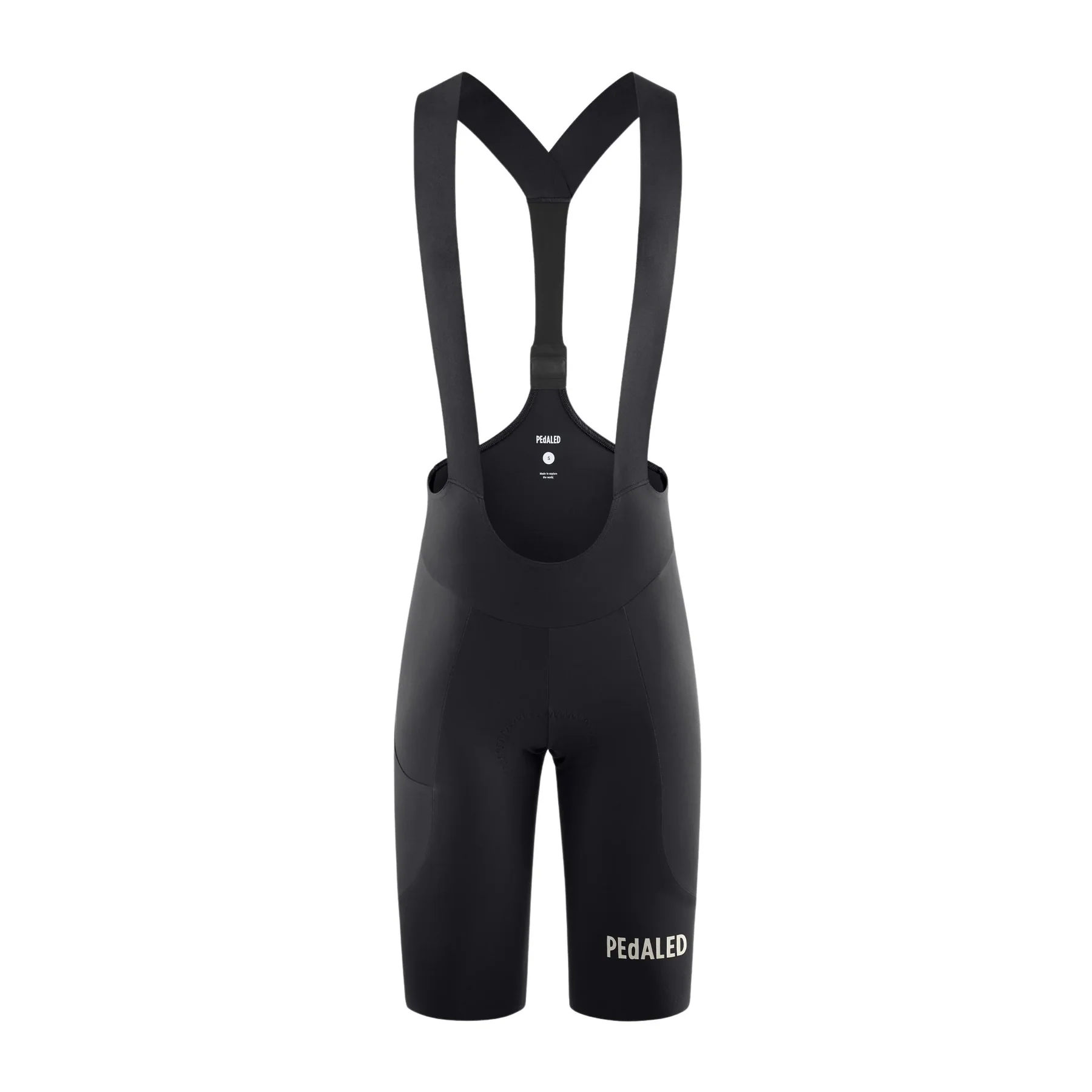 PEDALED Element Lightweight Cycling Women Bib Shorts - Black - Image 2