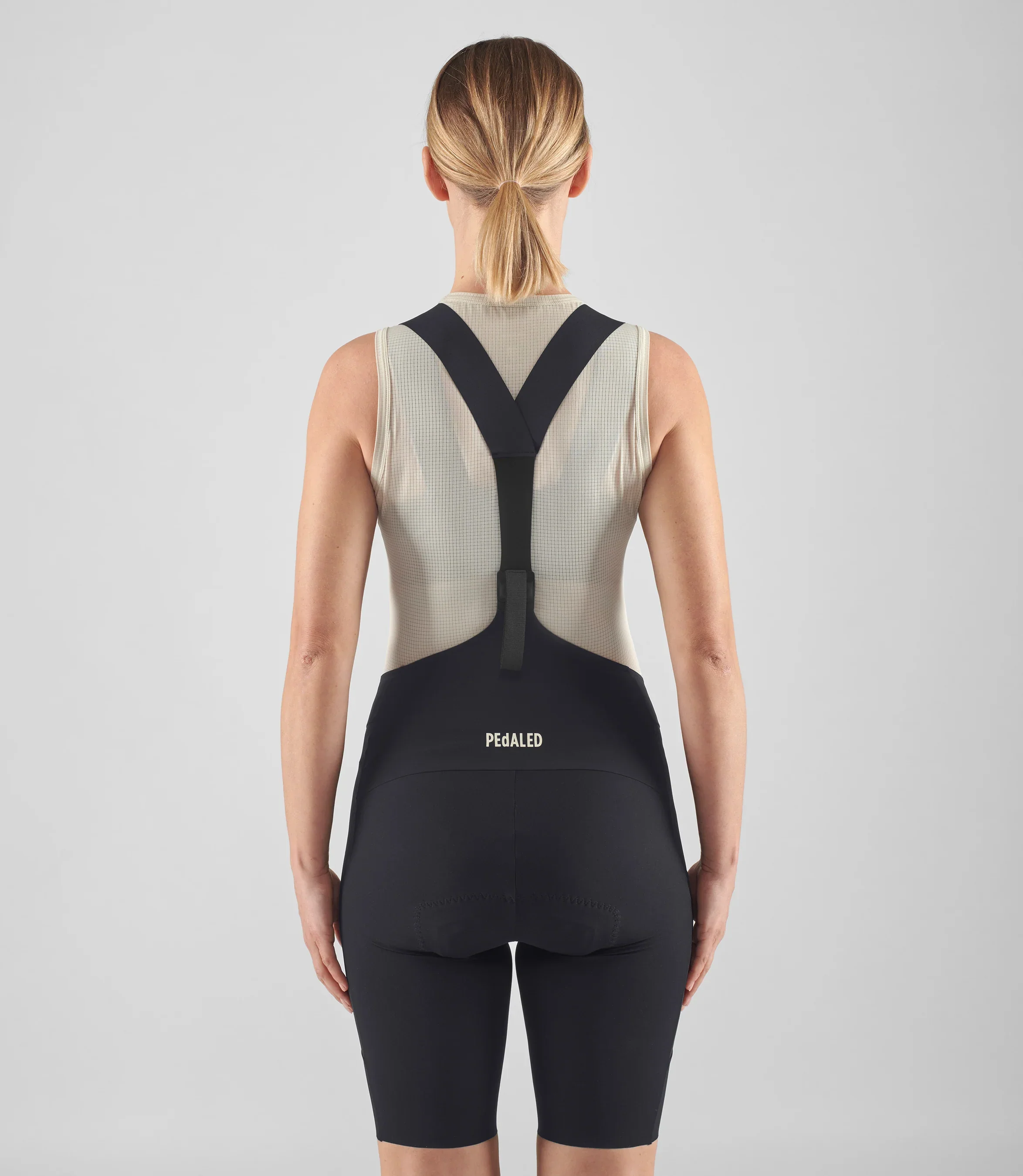 PEDALED Element Lightweight Cycling Women Bib Shorts - Black - Image 3