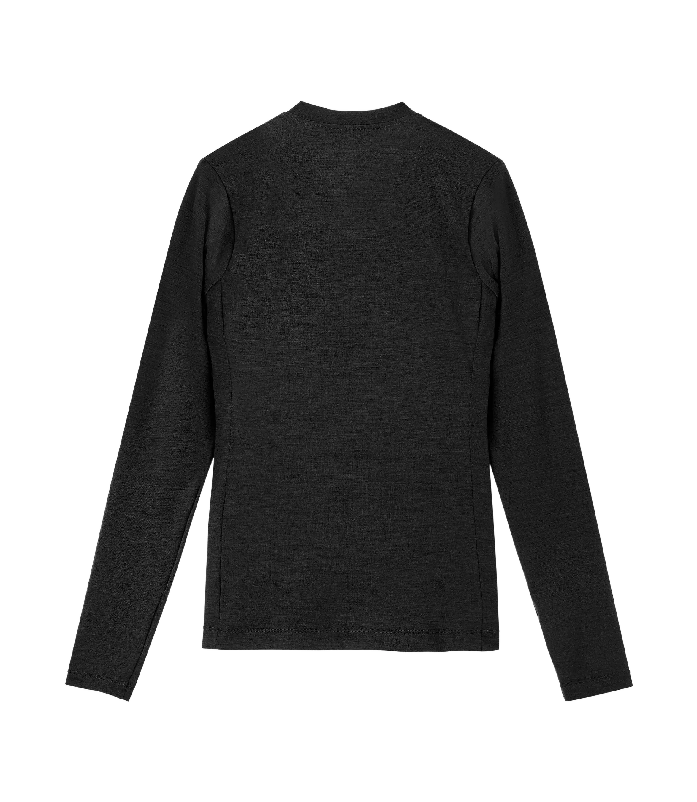 PEDALED Element Merino Long Sleeve Base Layer Women - Black - Image 3