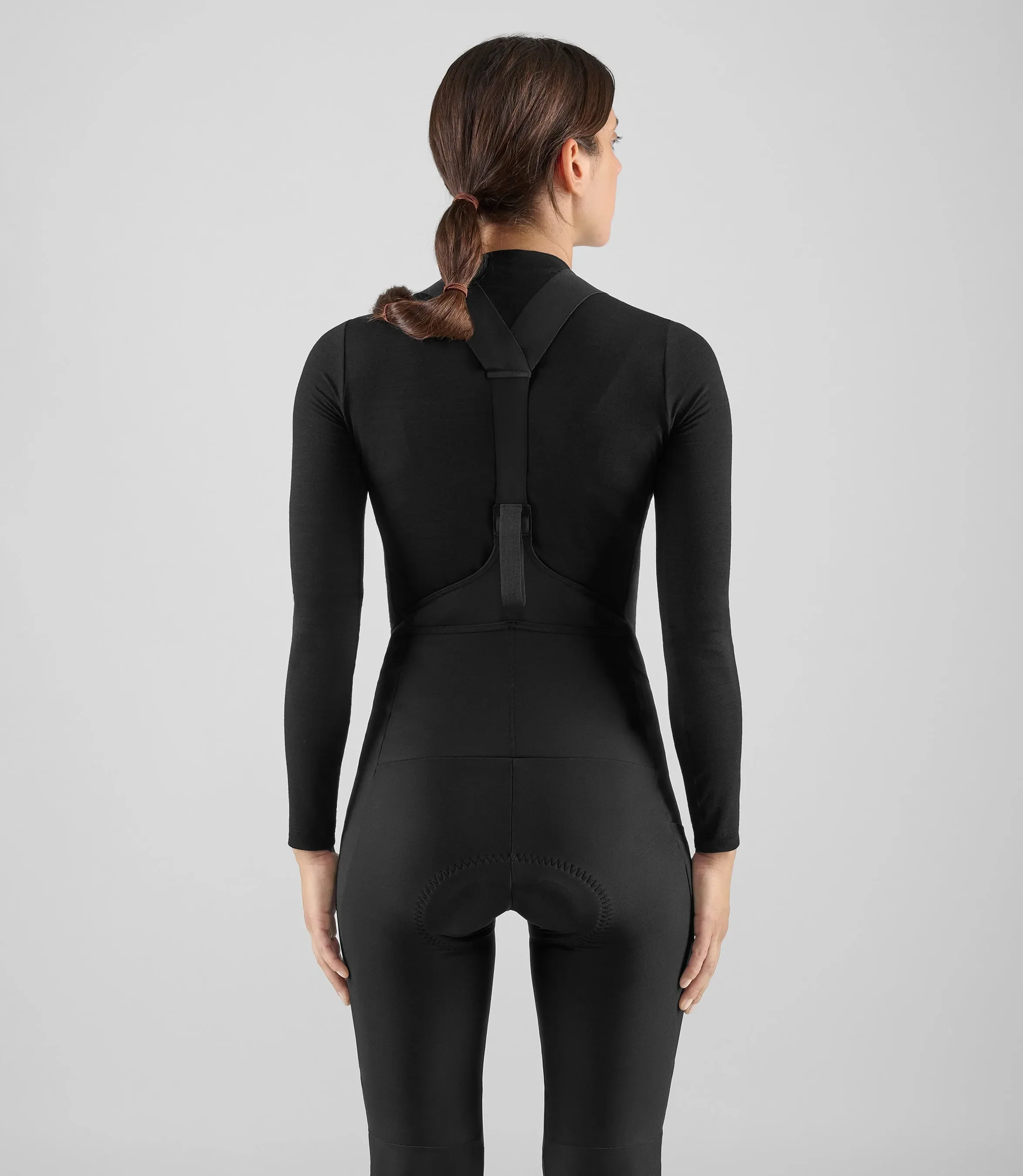 PEDALED Element Merino Long Sleeve Base Layer Women - Black - Image 4
