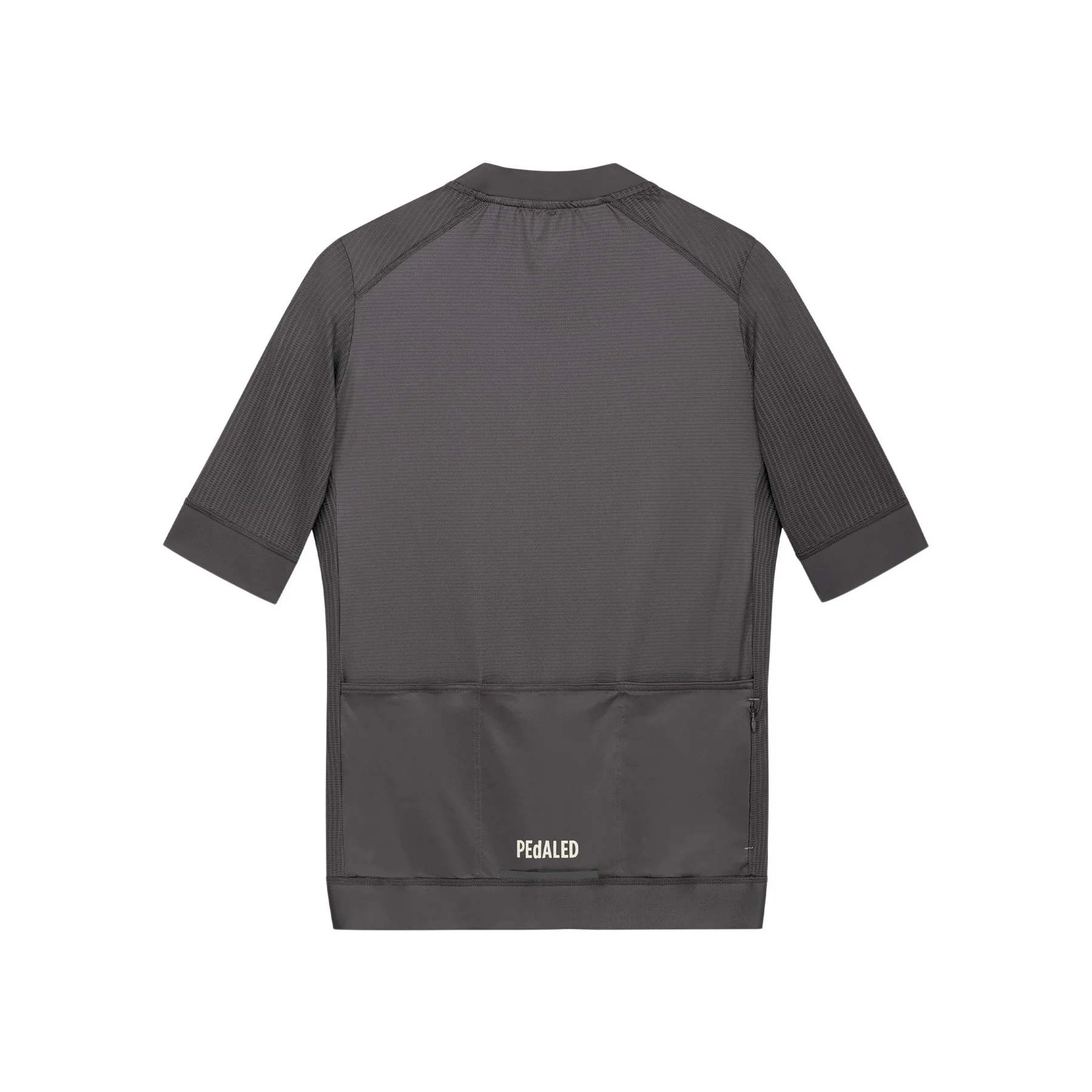 PEDALED Element Mesh Cycling Jersey - Charcoal Gray - Image 2