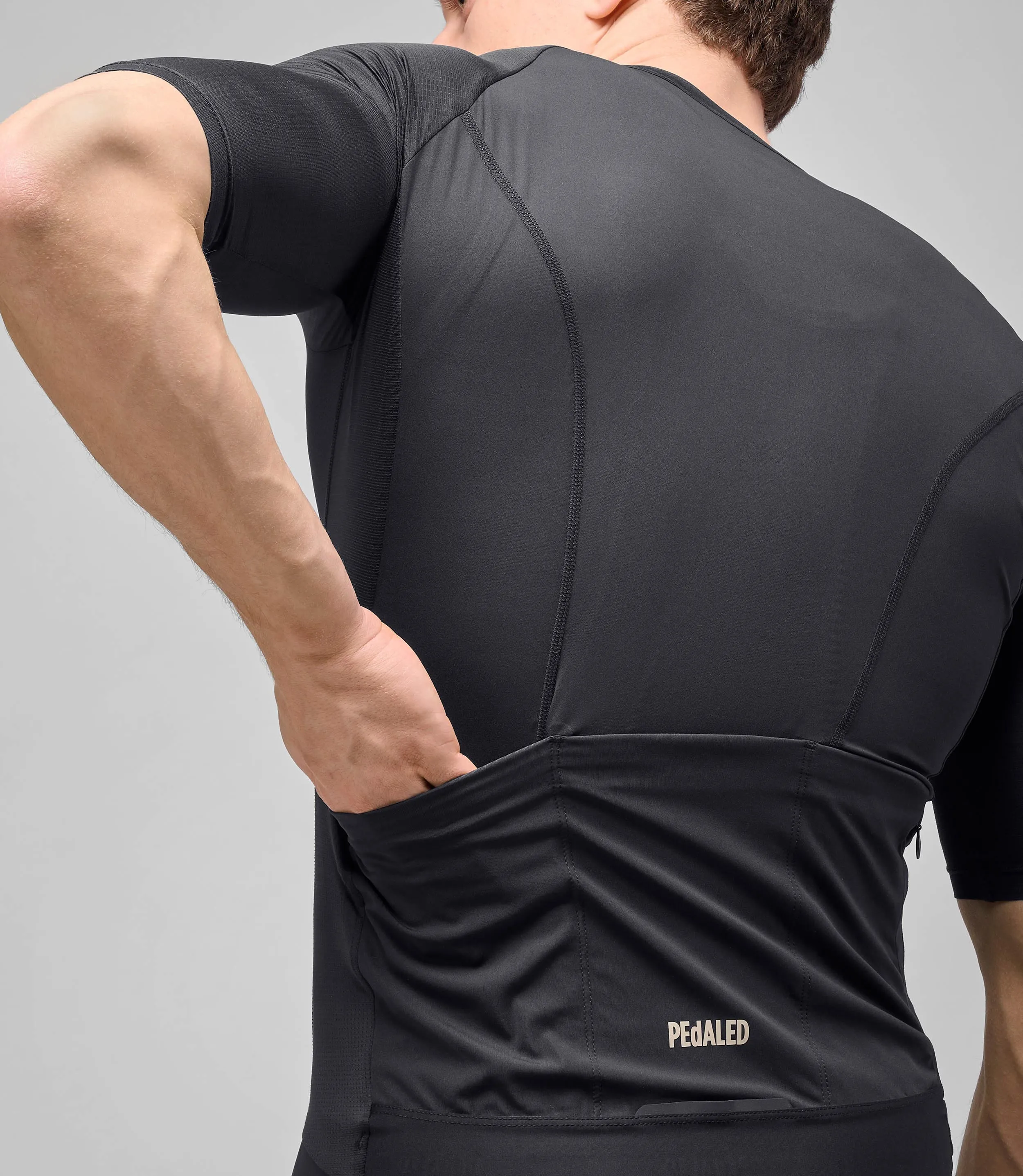 PEDALED Element Mesh Jersey - Black - Image 6