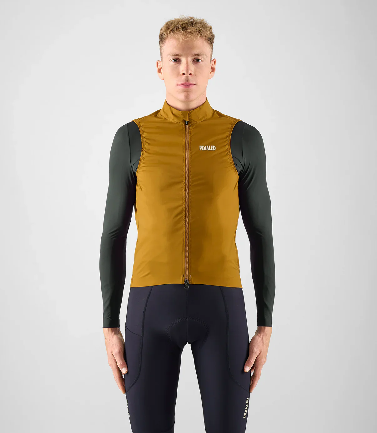 PEDALED Element Waterproof Vest - Mustard - Image 3