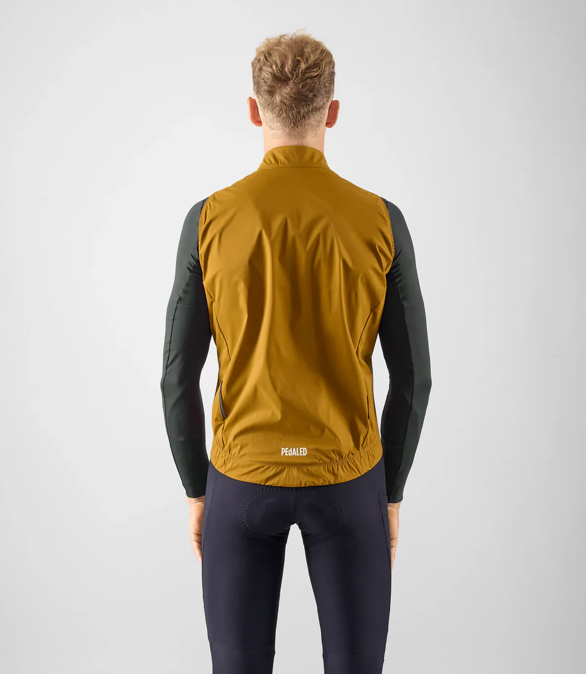 PEDALED Element Waterproof Vest - Mustard - Image 4