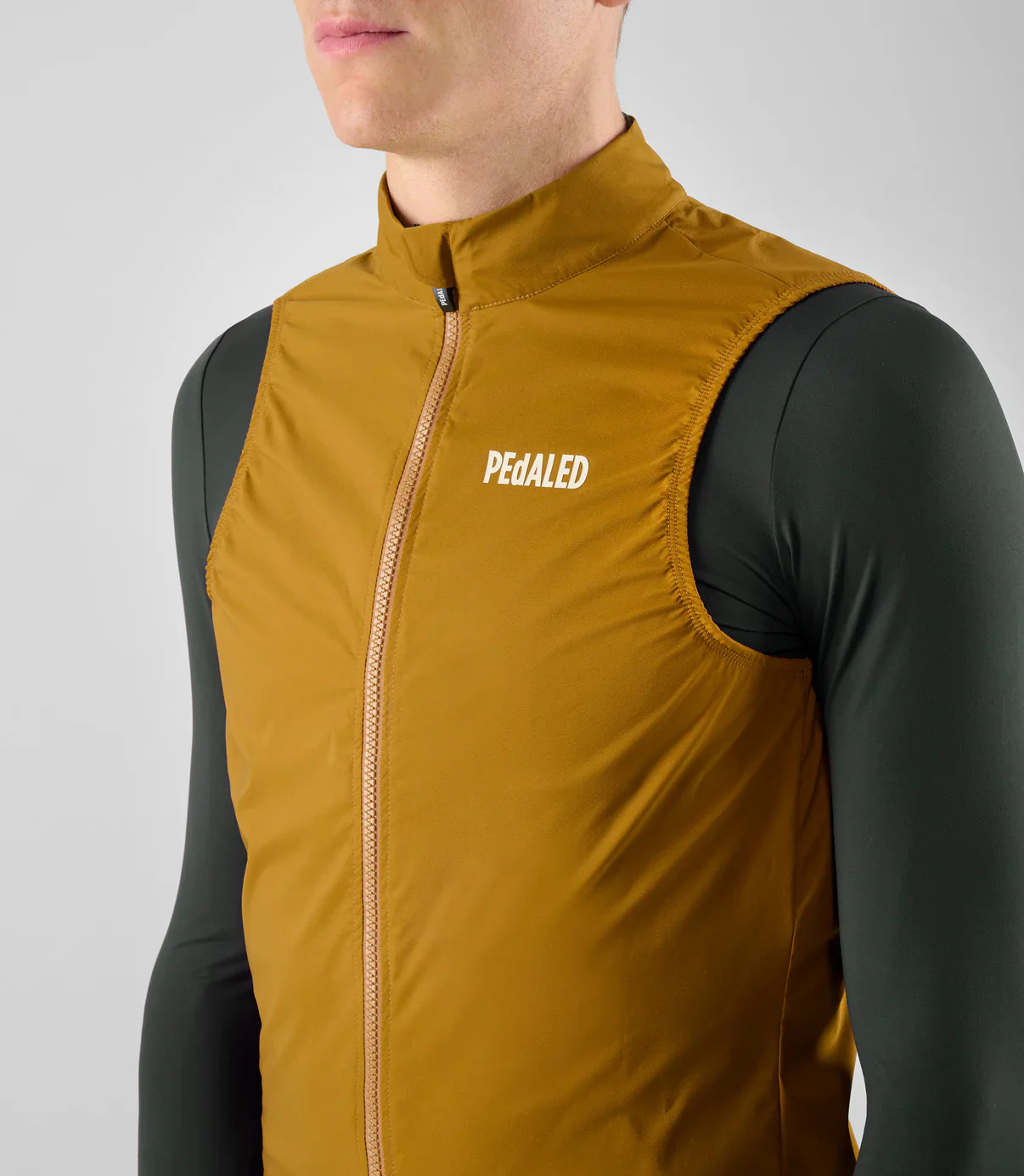 PEDALED Element Waterproof Vest - Mustard - Image 5