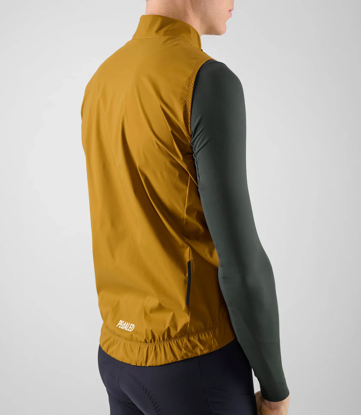 PEDALED Element Waterproof Vest - Mustard - Image 7