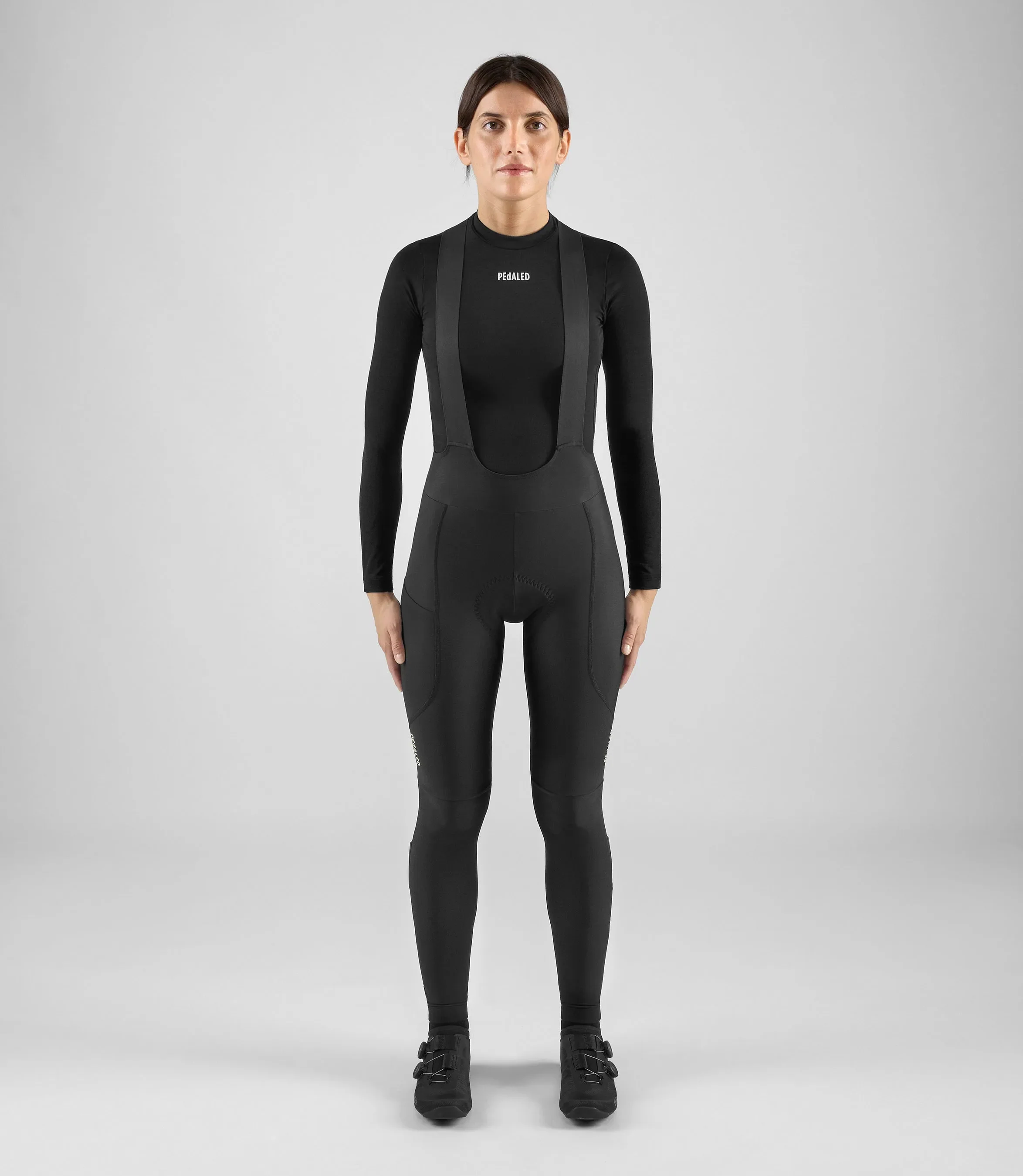 PEDALED Element Women Bib Tight - Black - Image 2