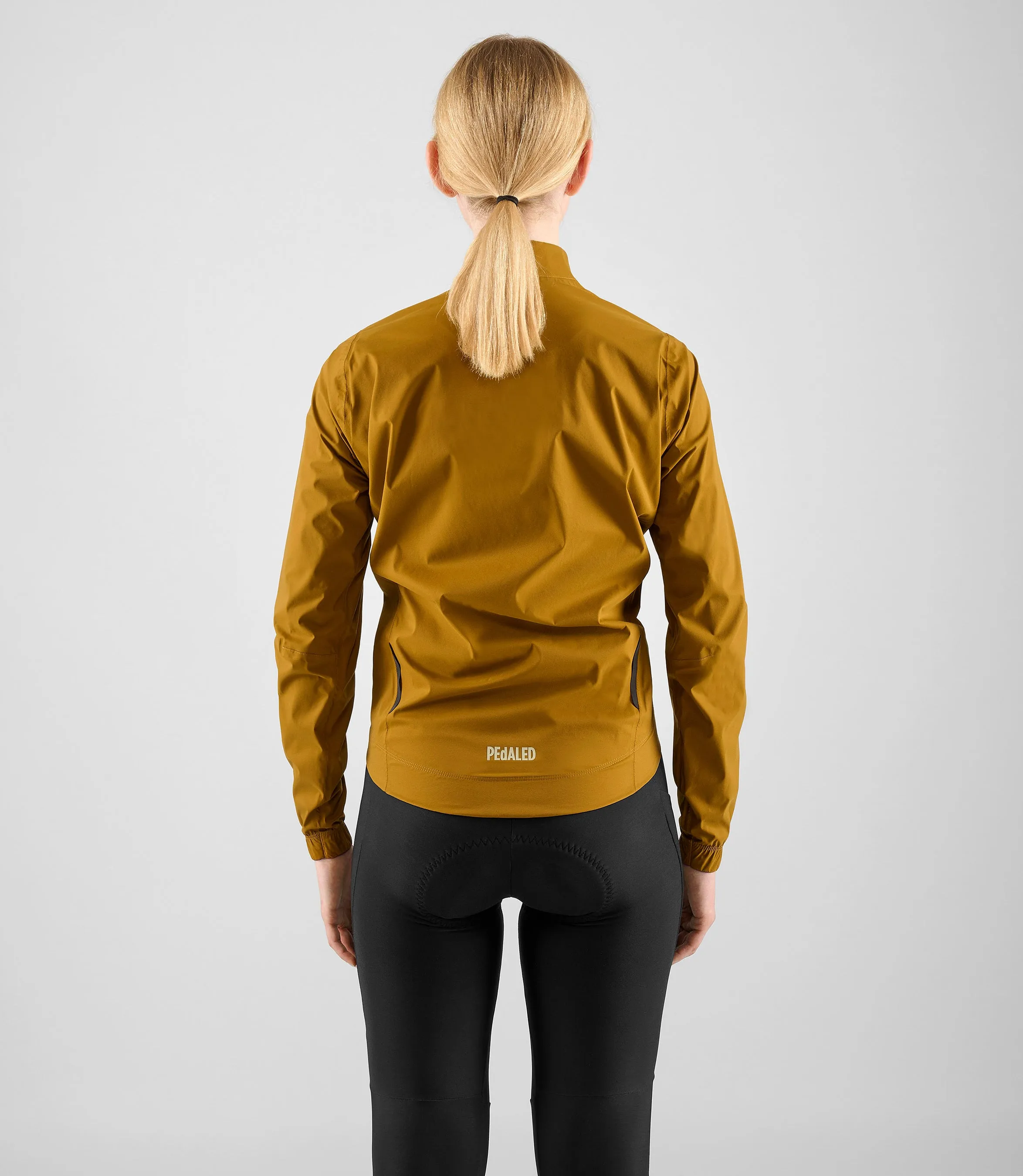 PEDALED Element Waterproof Women Jacket - Mustard - Image 4