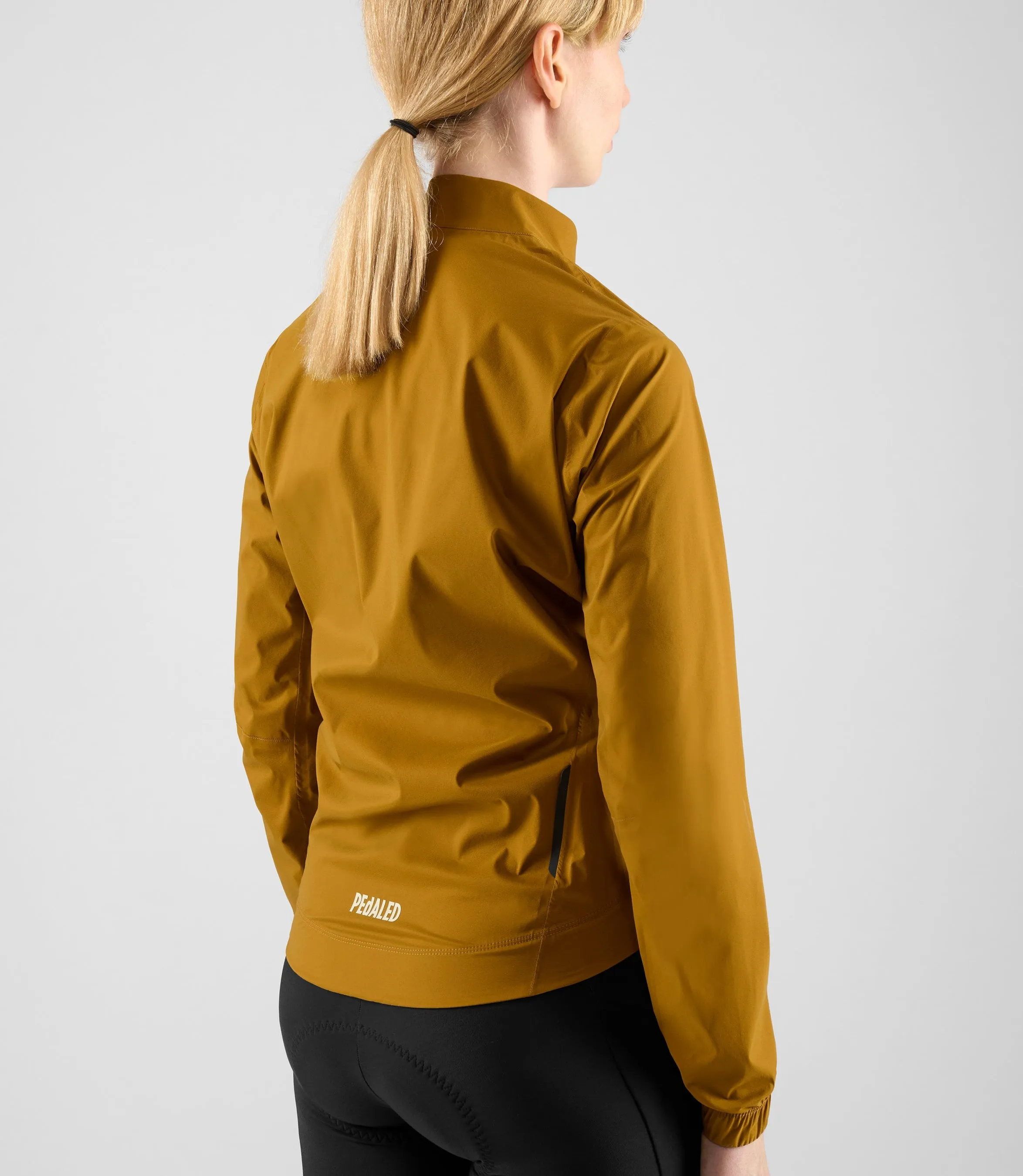 PEDALED Element Waterproof Women Jacket - Mustard - Image 6