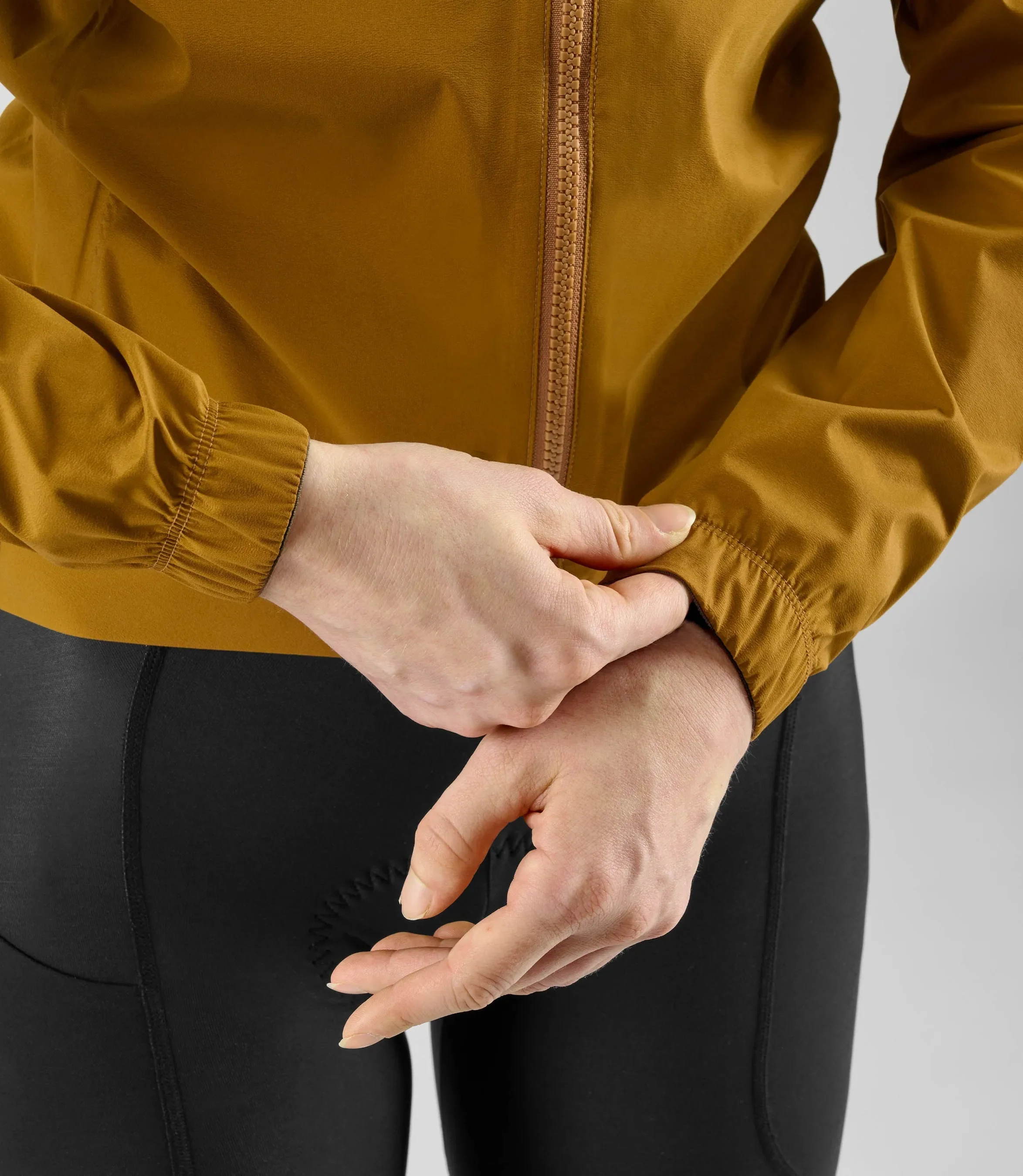 PEDALED Element Waterproof Women Jacket - Mustard - Image 9