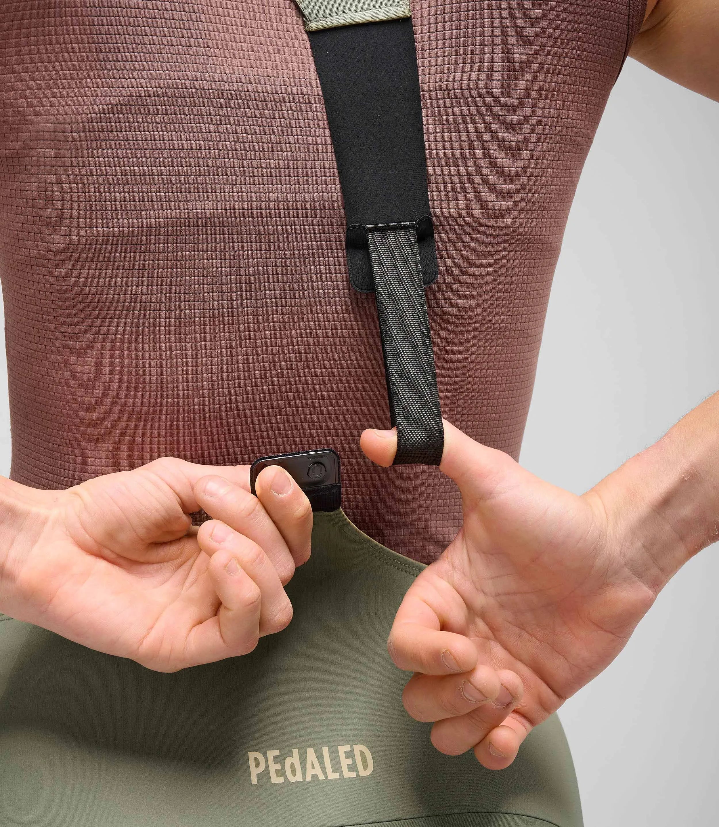 PEDALED Element Lightweight Women Bib Shorts - Green - Image 8