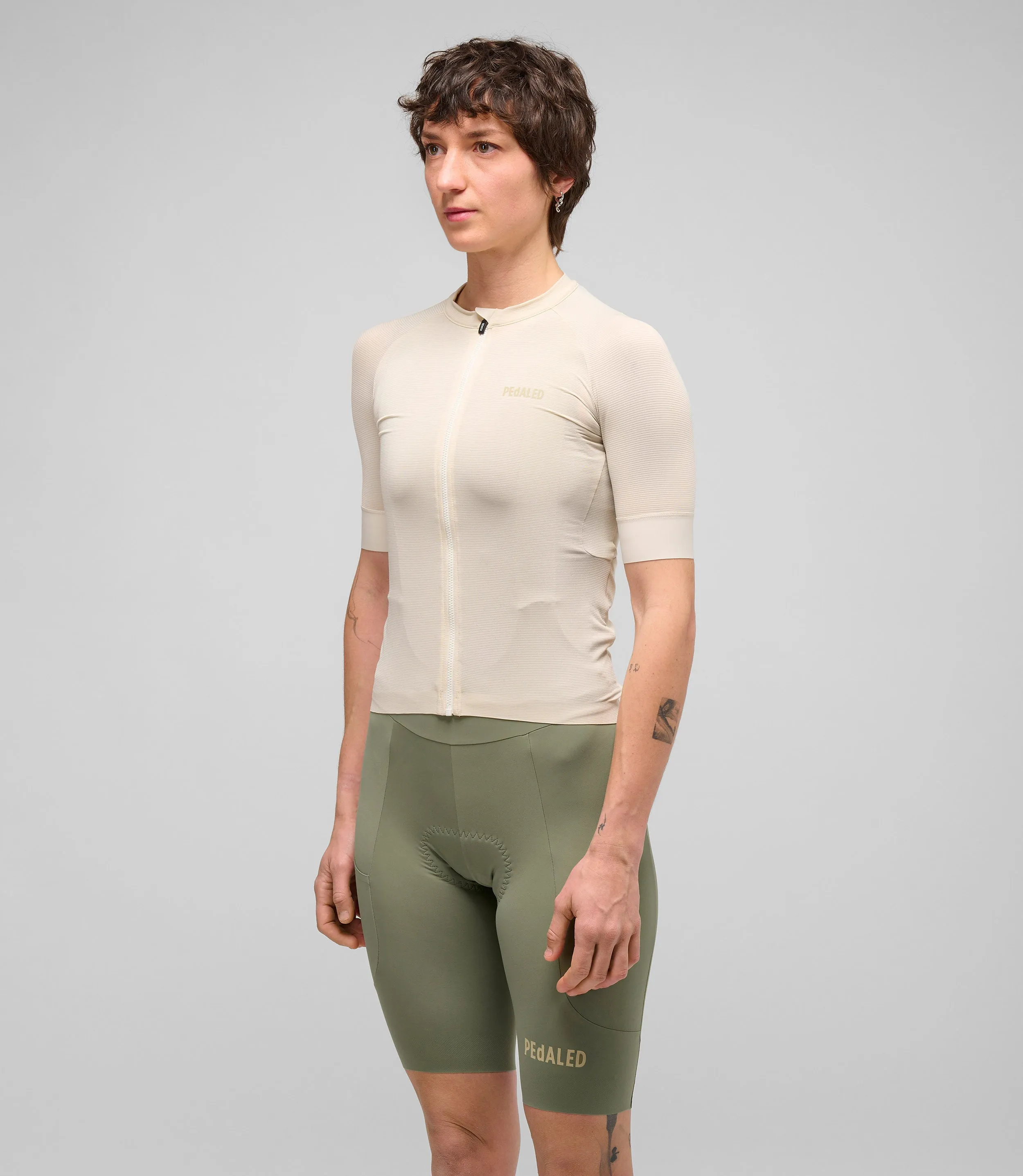 PEDALED Element Lightweight Women Jersey - Off White - Image 5