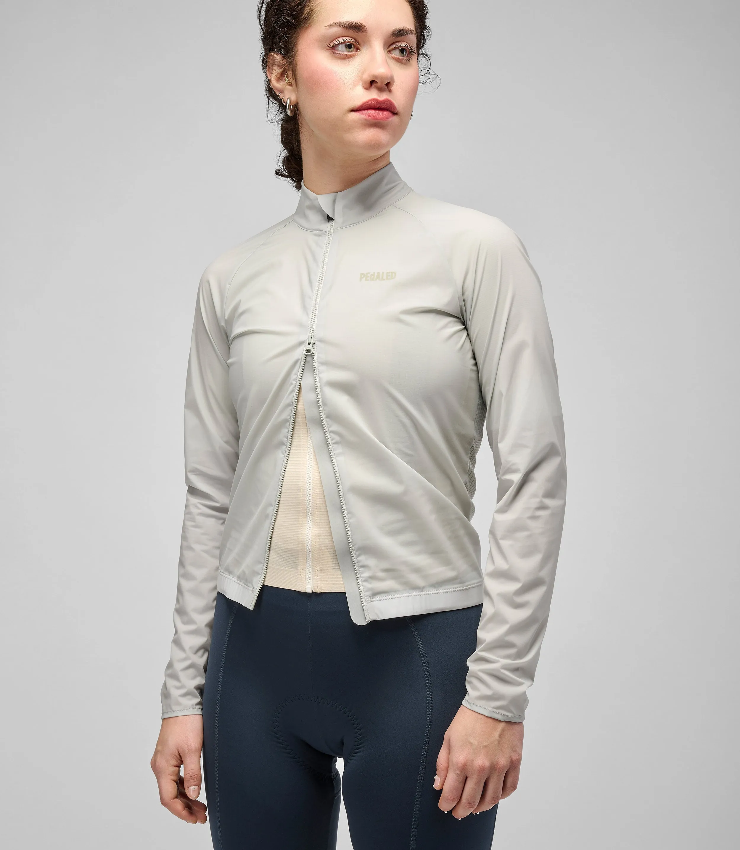 PEDALED Element Lightweight Windproof Women Jacket - Grey - Image 12