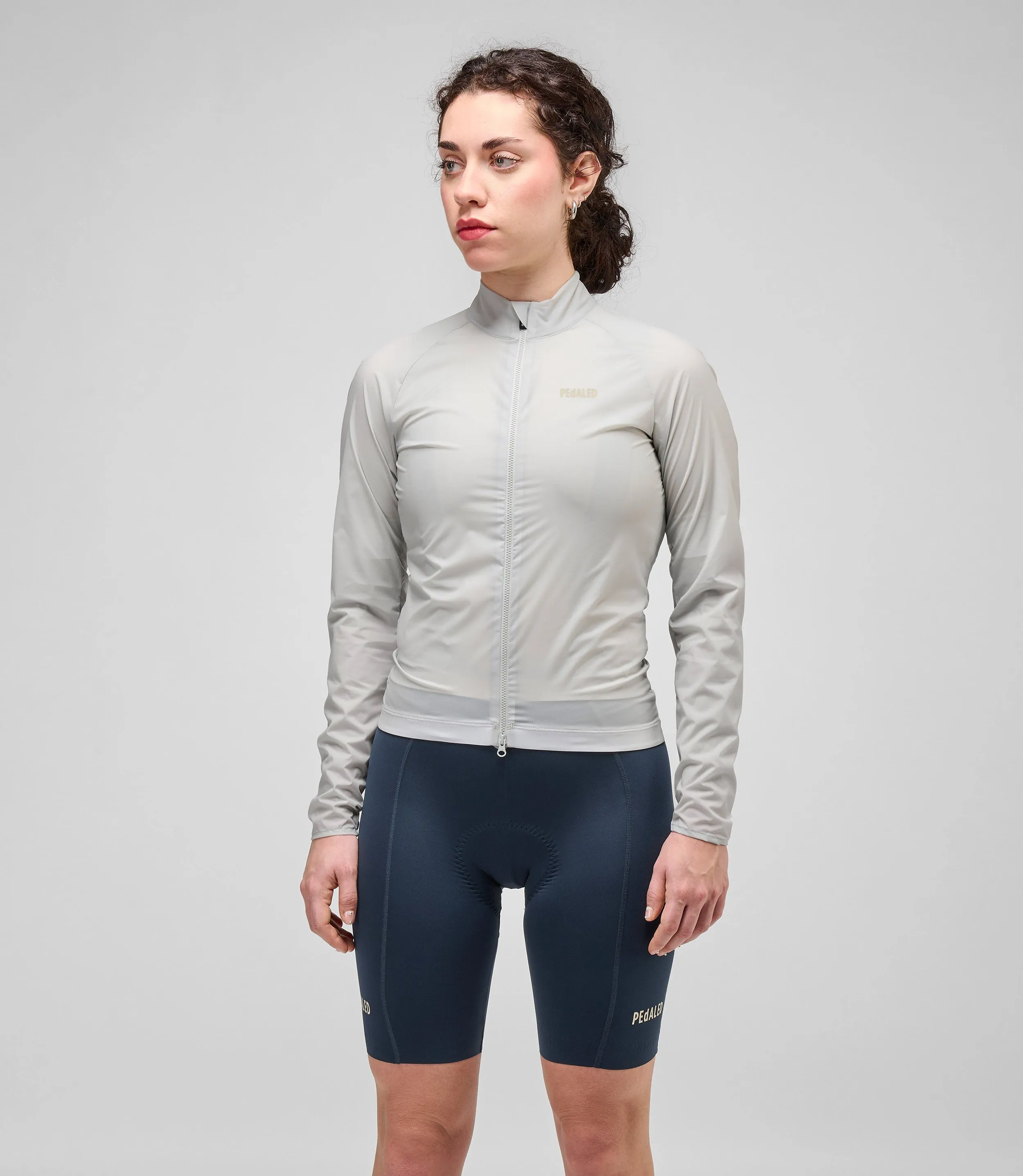 PEDALED Element Lightweight Windproof Women Jacket - Grey - Image 2
