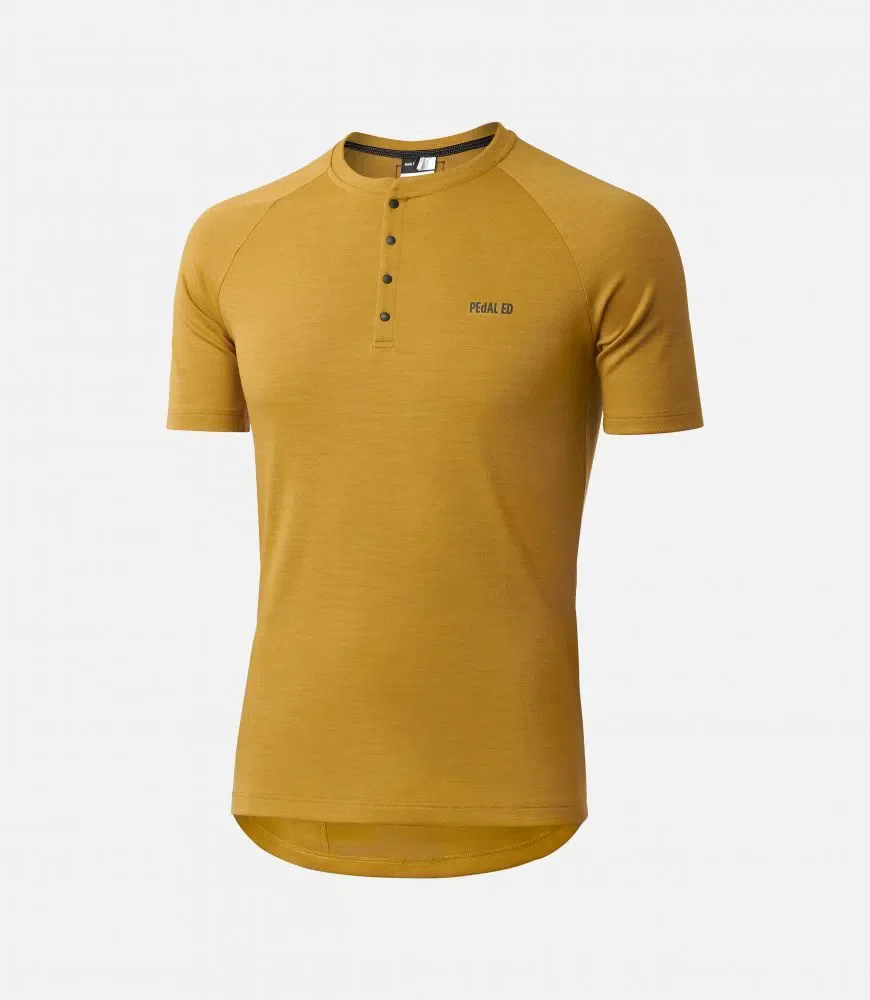 PEDALED Jary Merino Jersey - Mustard - Image 5