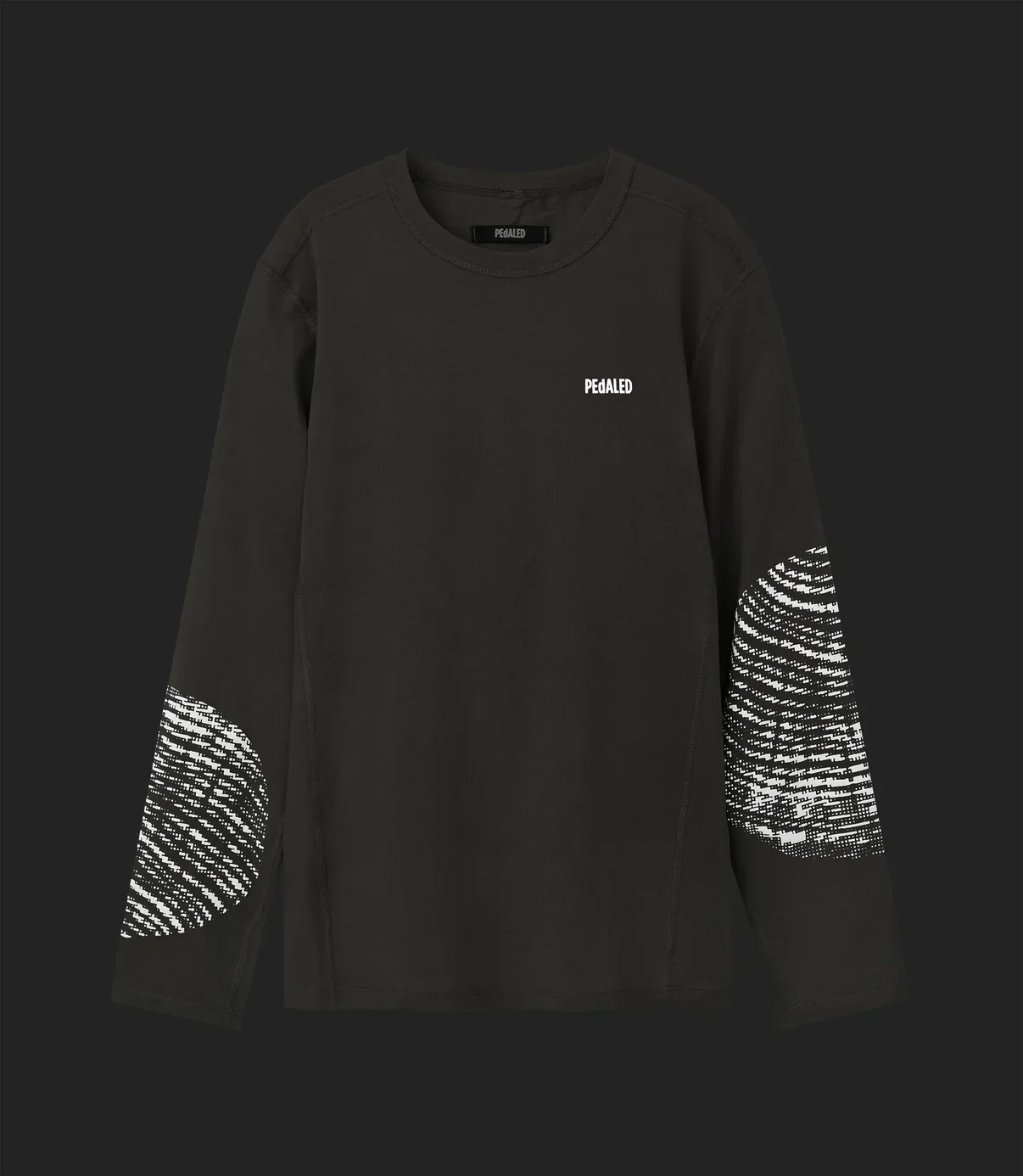 PEDALED Lifewear Double Face Long Sleeve Tee - Military Green - Image 6
