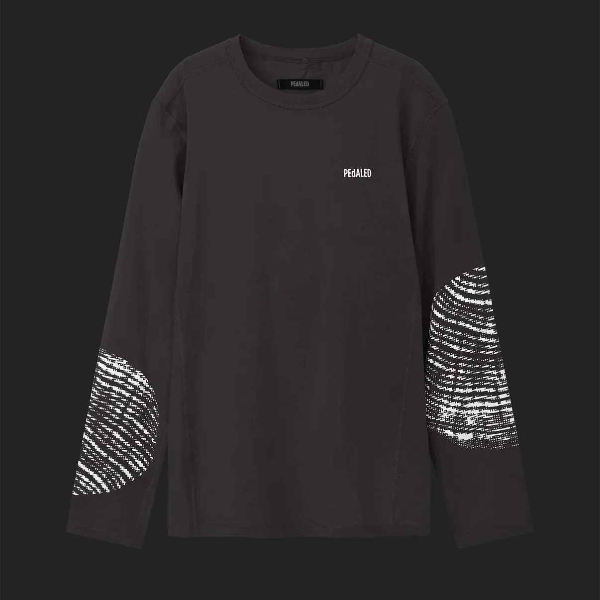 PEDALED Lifewear Double Face Long Sleeve Tee - Raisin Purple - Image 4