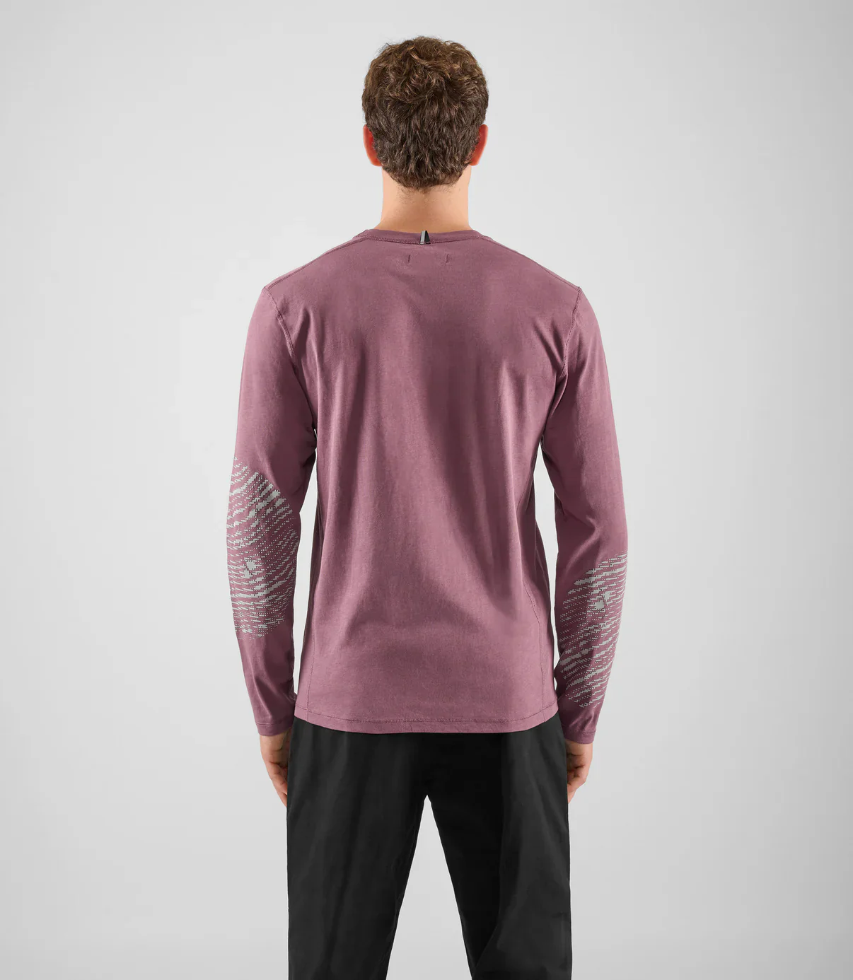 PEDALED Lifewear Double Face Long Sleeve Tee - Raisin Purple - Image 5