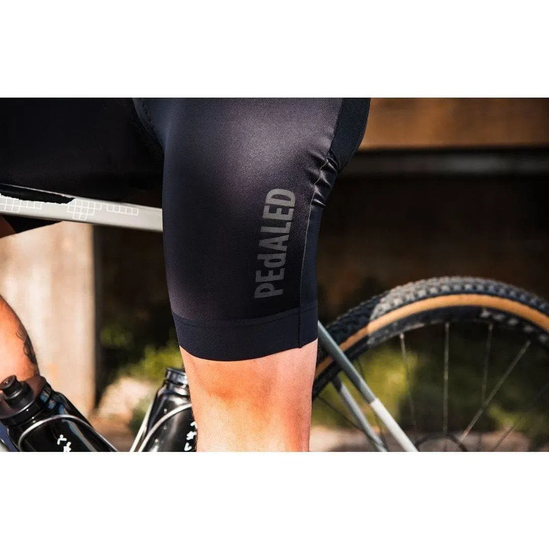 PEDALED Mirai Lightweight Bibshorts - Charcoal Gray - Image 3