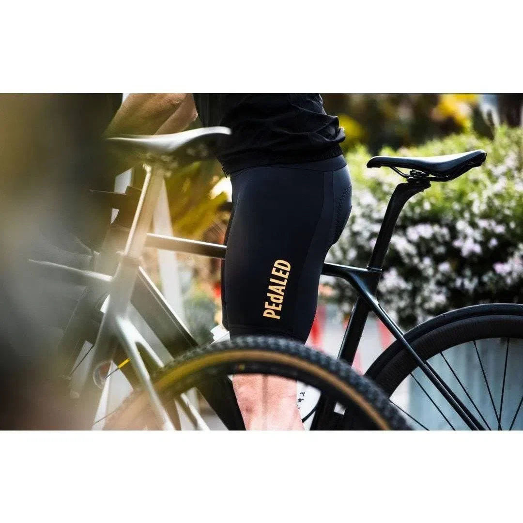 PEDALED Mirai Lightweight Bibshorts - Charcoal Gray - Image 4