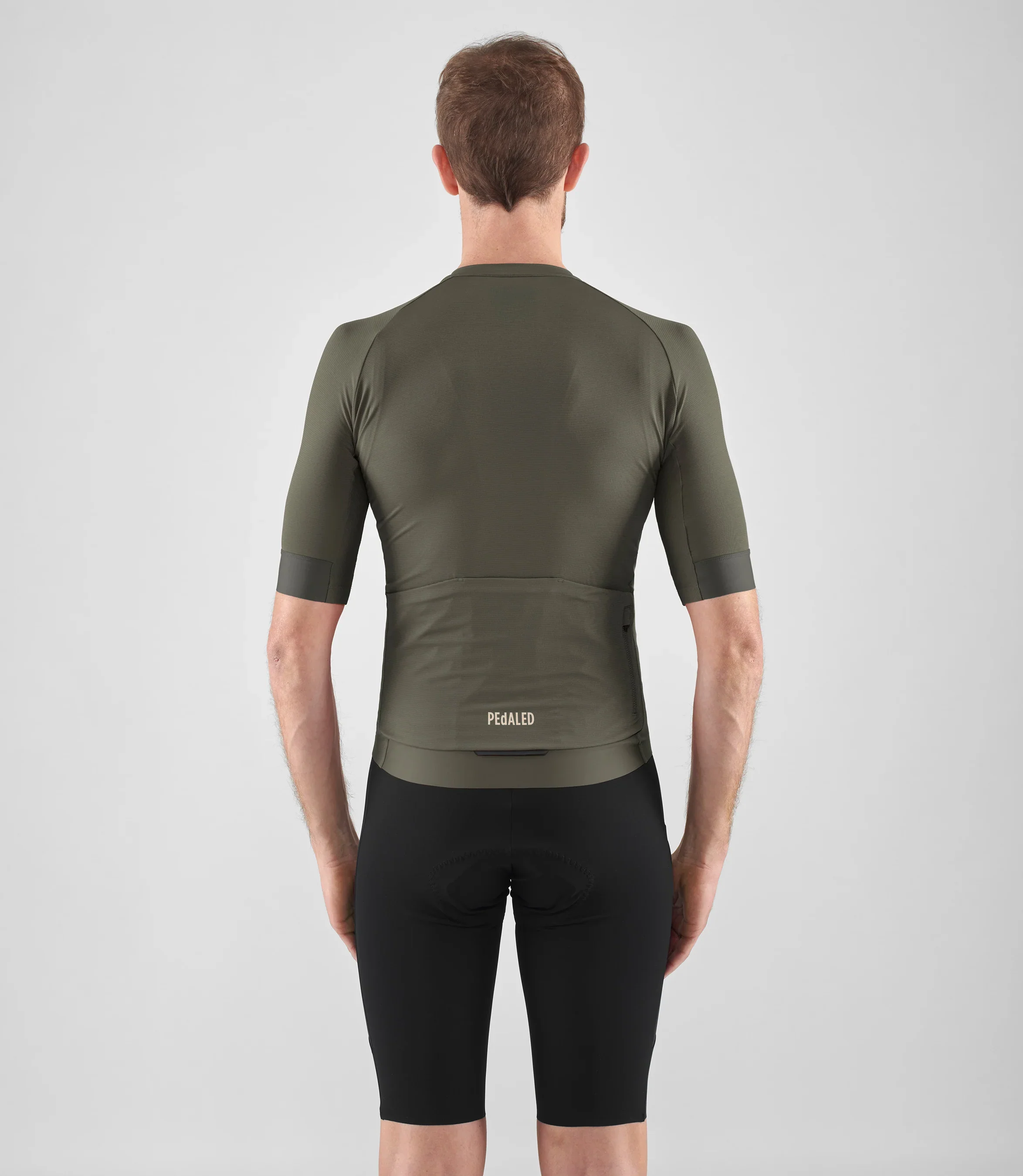 PEDALED Element Lightweight Cycling Jersey - Dark Grey - Image 3