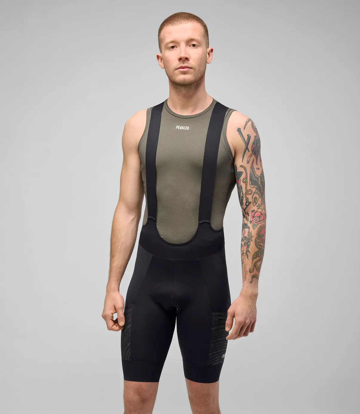 PEDALED Odyssey Bib Shorts - Black - Image 3