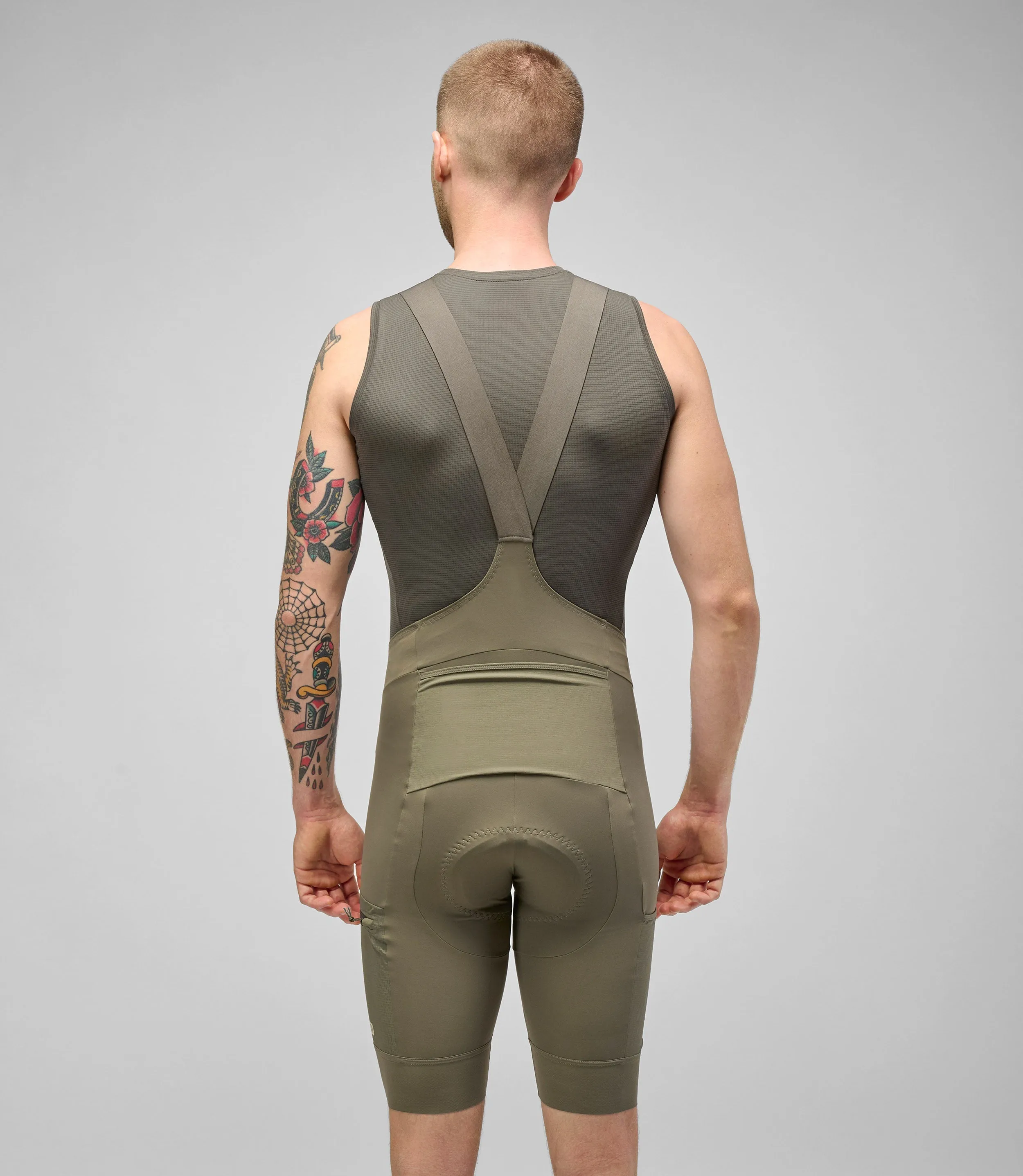 PEDALED Odyssey Bib Shorts - Green - Image 4