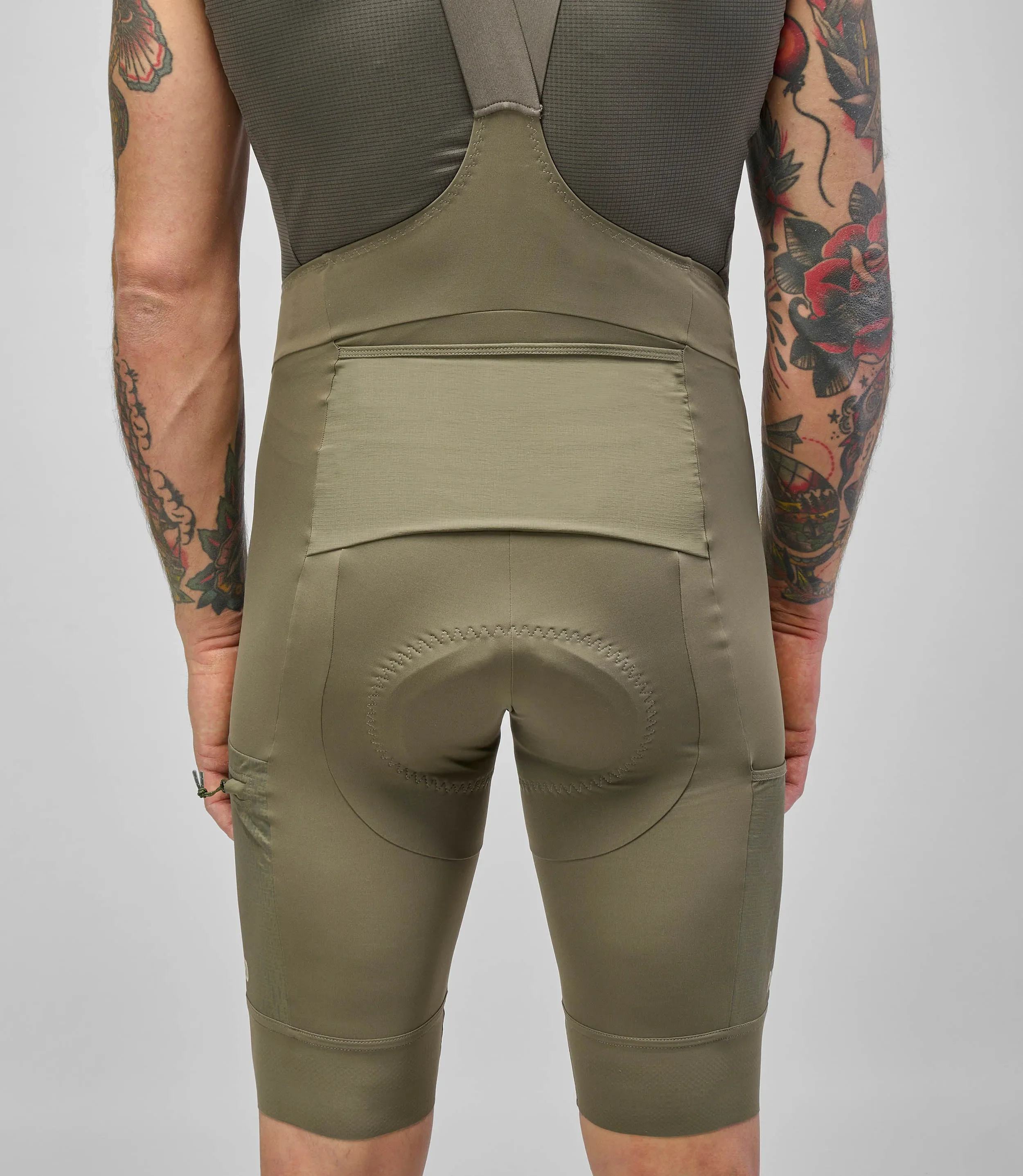 PEDALED Odyssey Bib Shorts - Green - Image 6