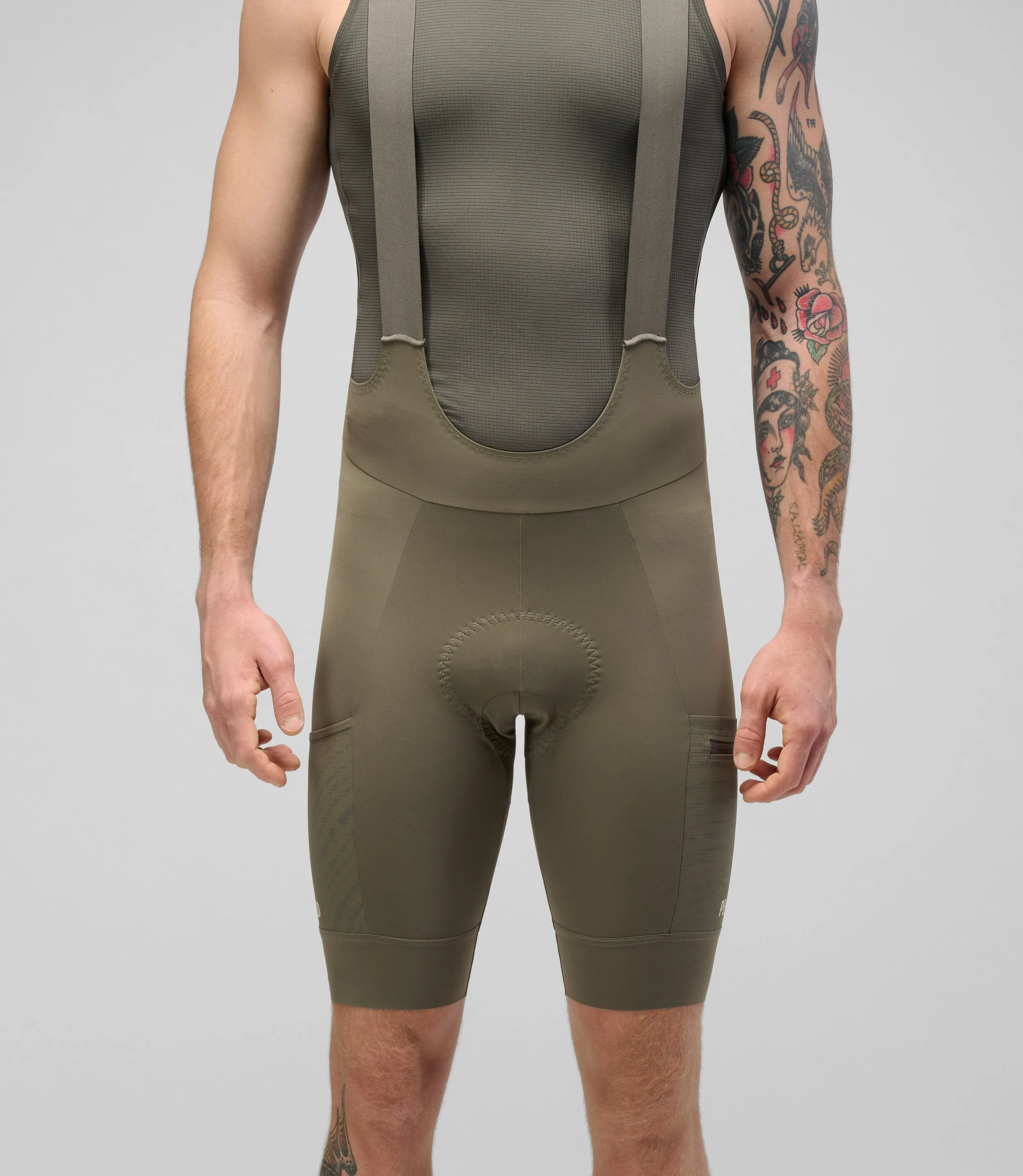 PEDALED Odyssey Bib Shorts - Green - Image 9