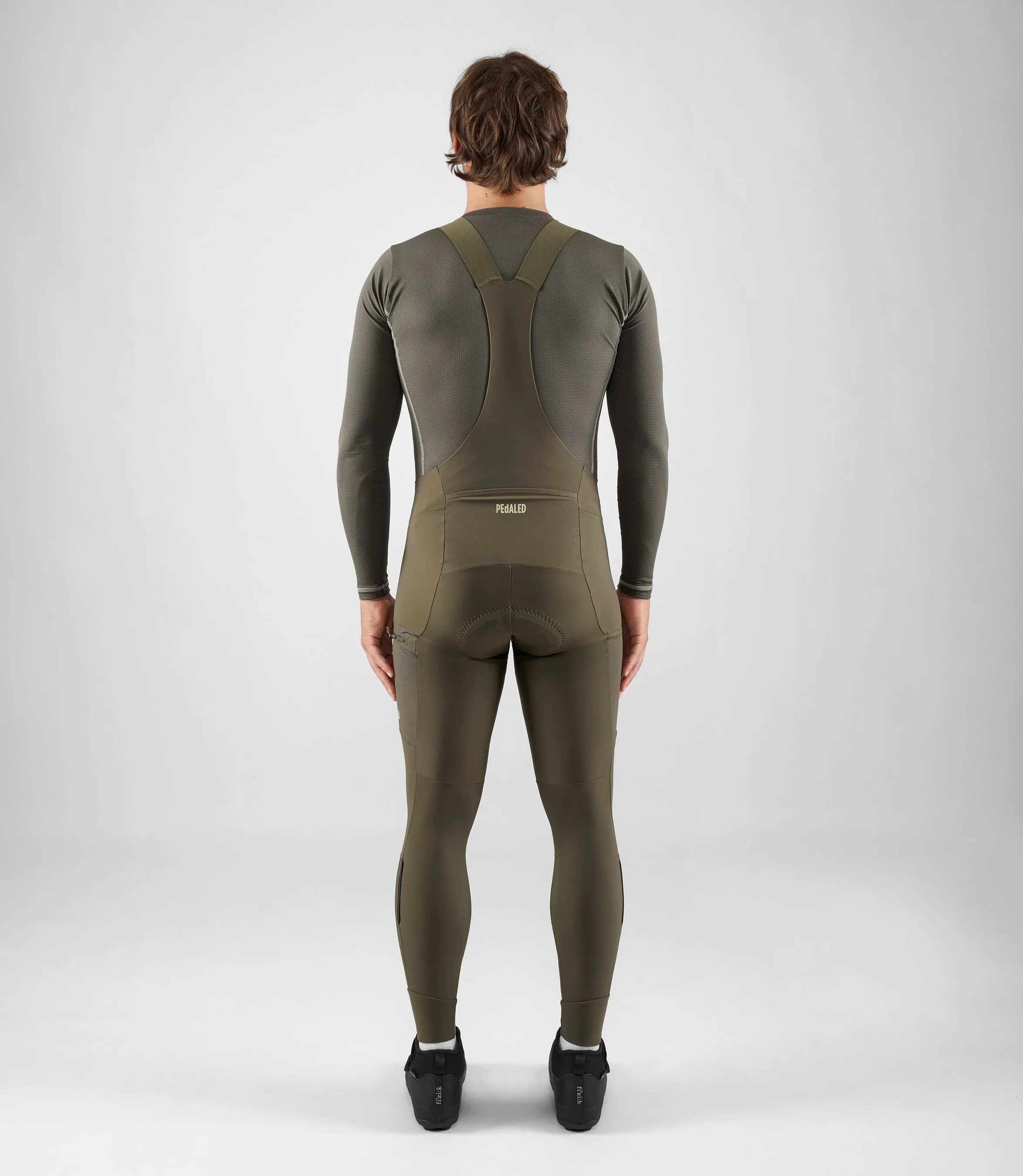 PEDALED Odyssey Cargo Tights - Military Green - Image 4