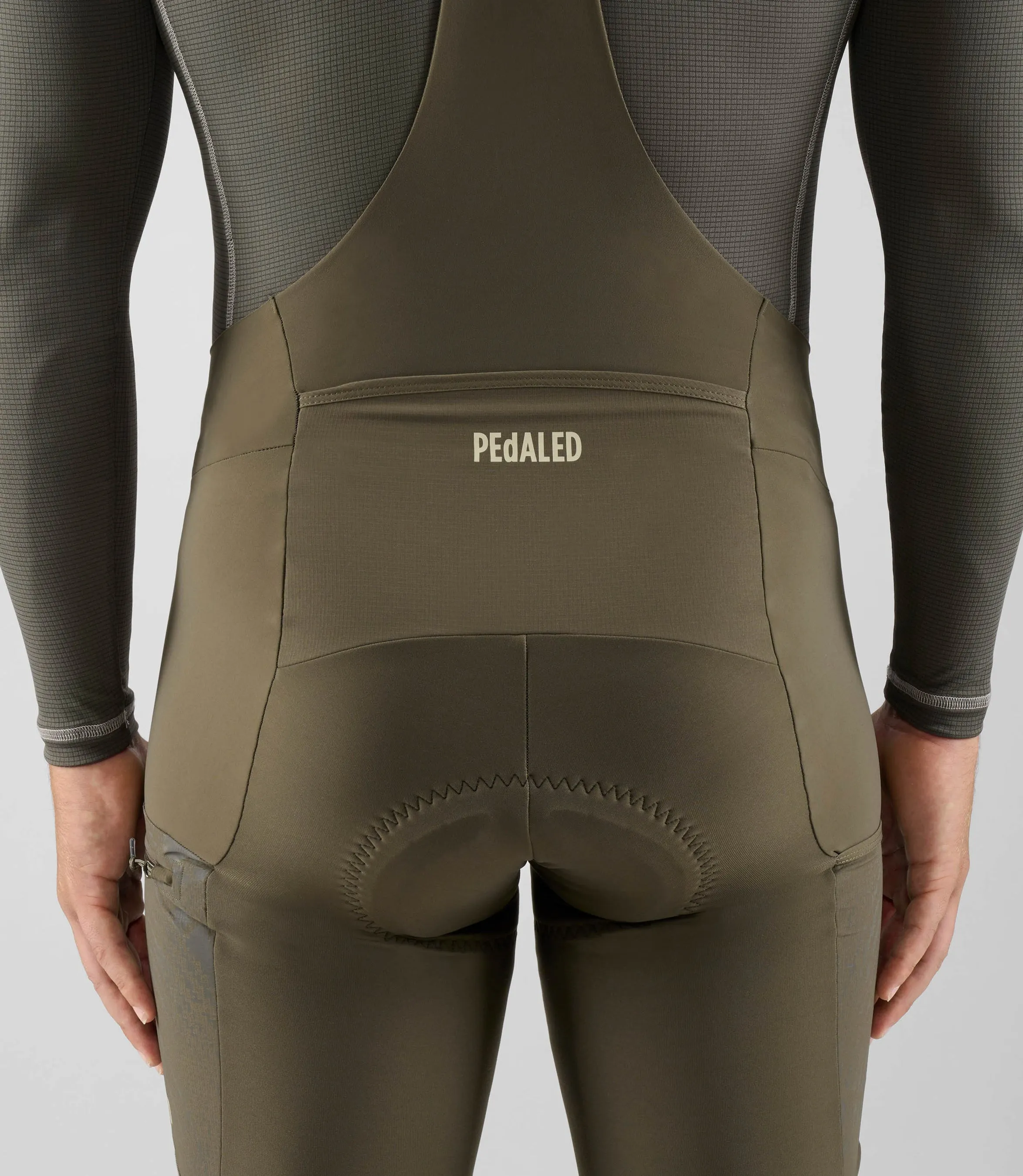 PEDALED Odyssey Cargo Tights - Military Green - Image 8