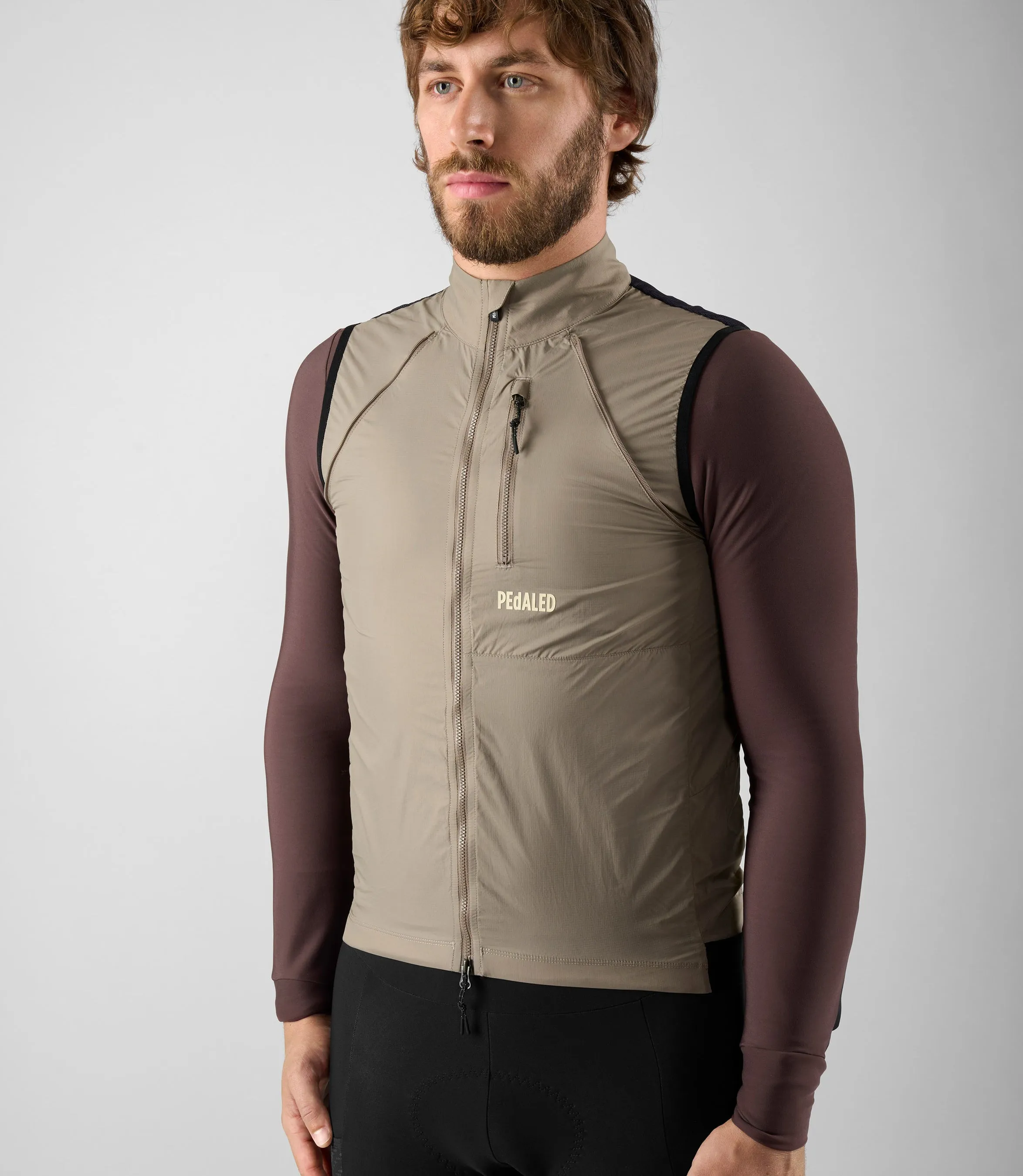 PEDALED Odyssey Detachable Sleeve Jacket - Grey - Image 8