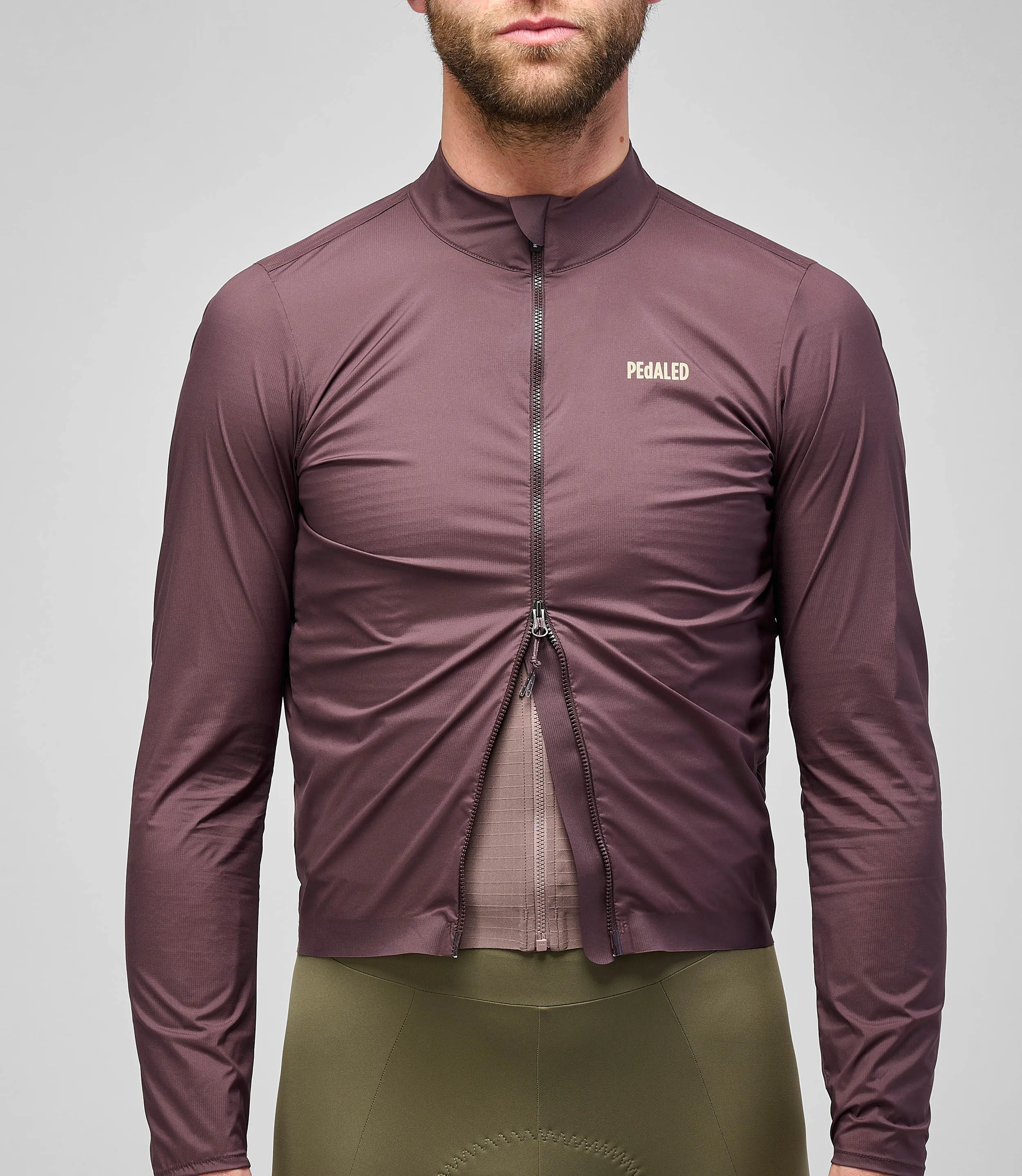 PEDALED Odyssey High Visibility Jacket - Burgundy - Image 11