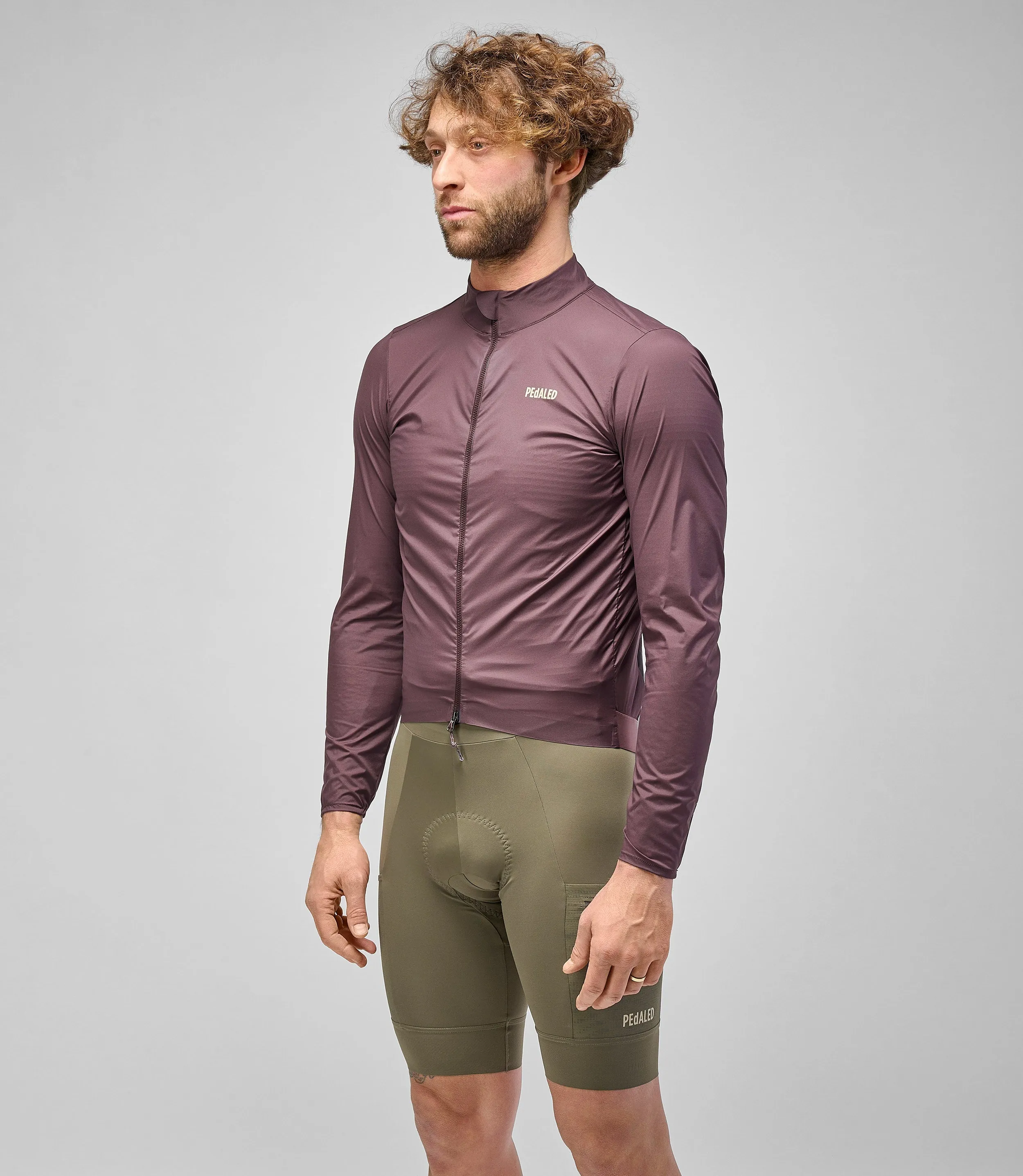 PEDALED Odyssey High Visibility Jacket - Burgundy - Image 2