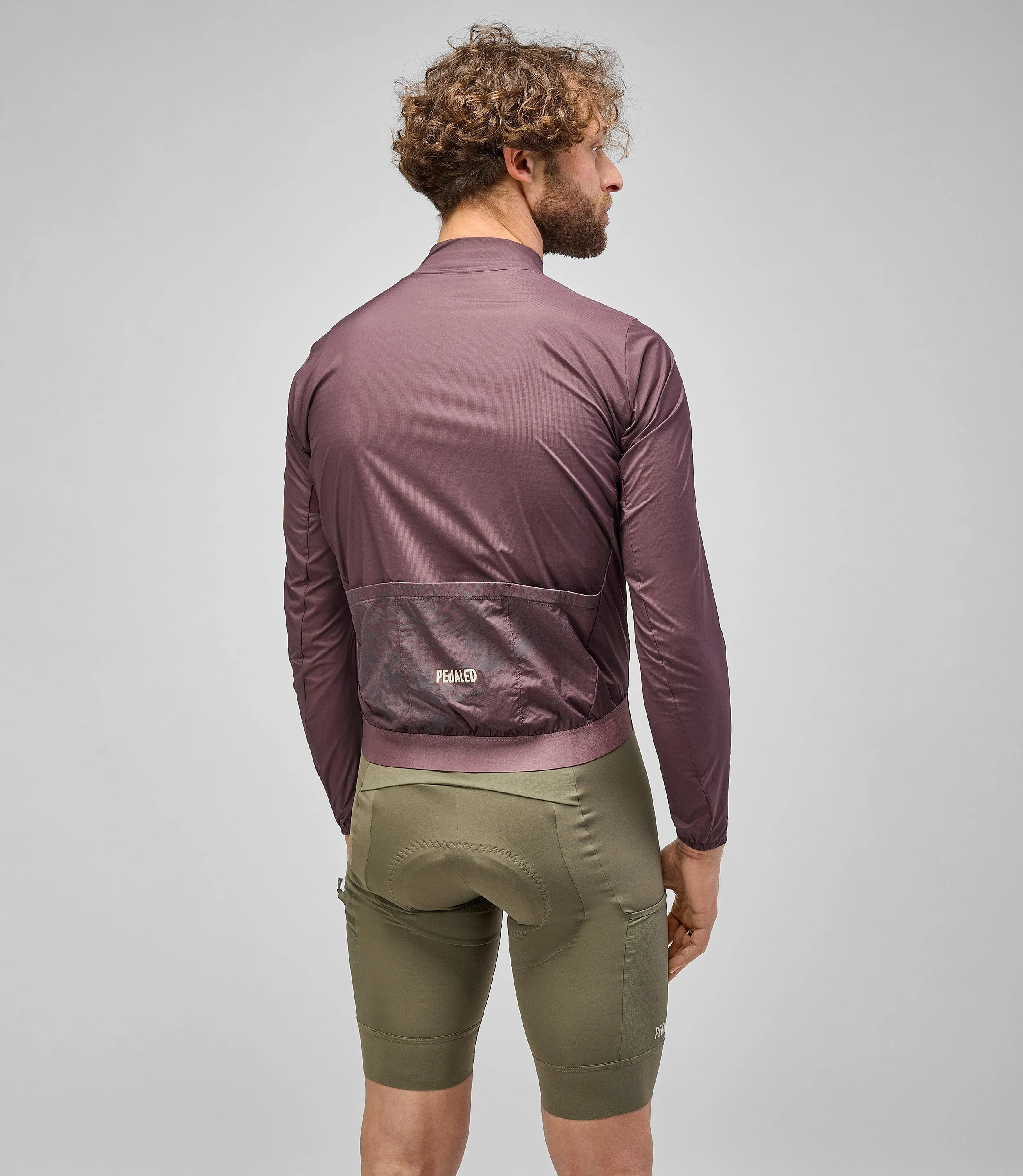 PEDALED Odyssey High Visibility Jacket - Burgundy - Image 4