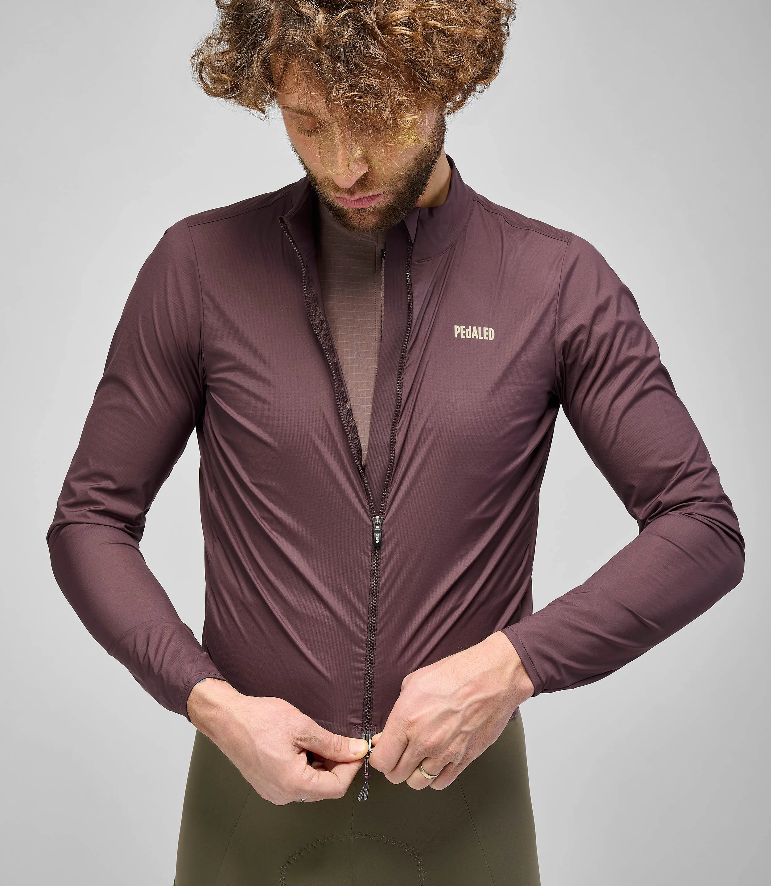 PEDALED Odyssey High Visibility Jacket - Burgundy - Image 7