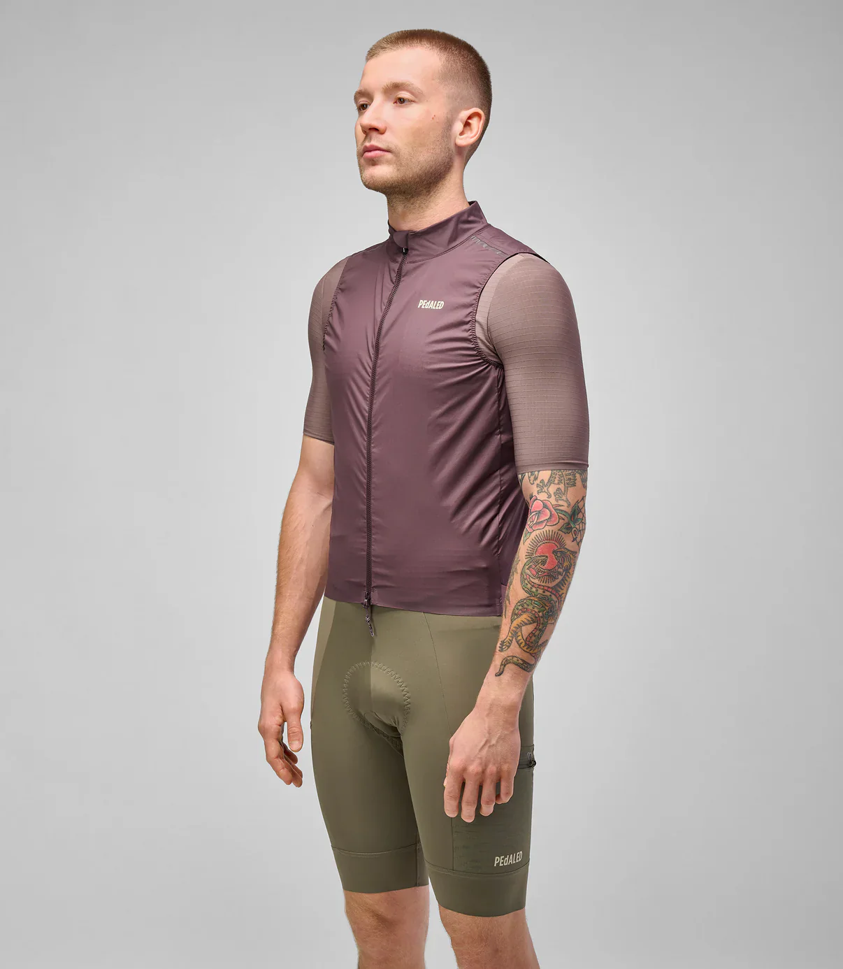 PEDALED Odyssey High Visibility Vest - Burgundy - Image 10